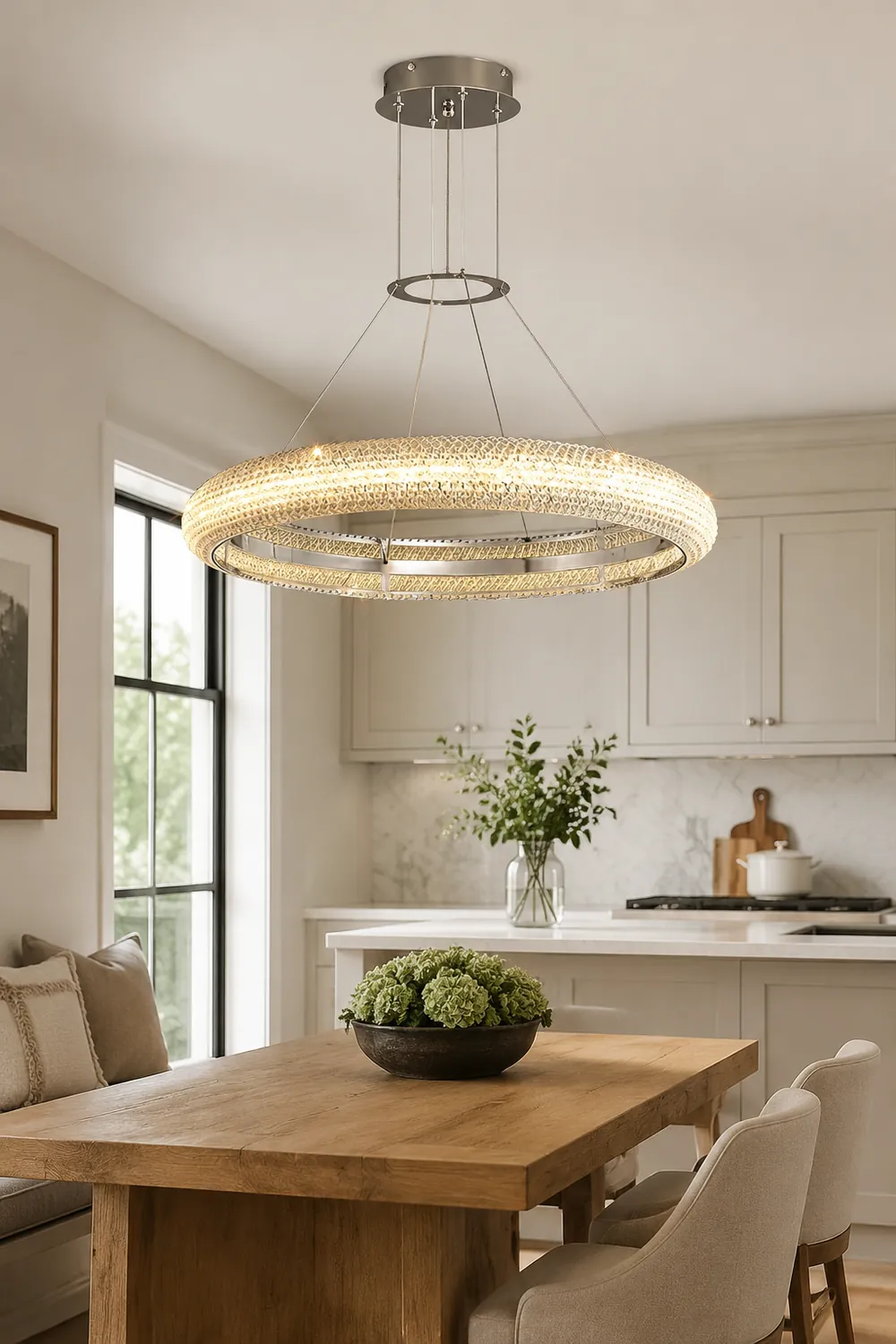 Asscher Ring Chandelier - Lumpaz