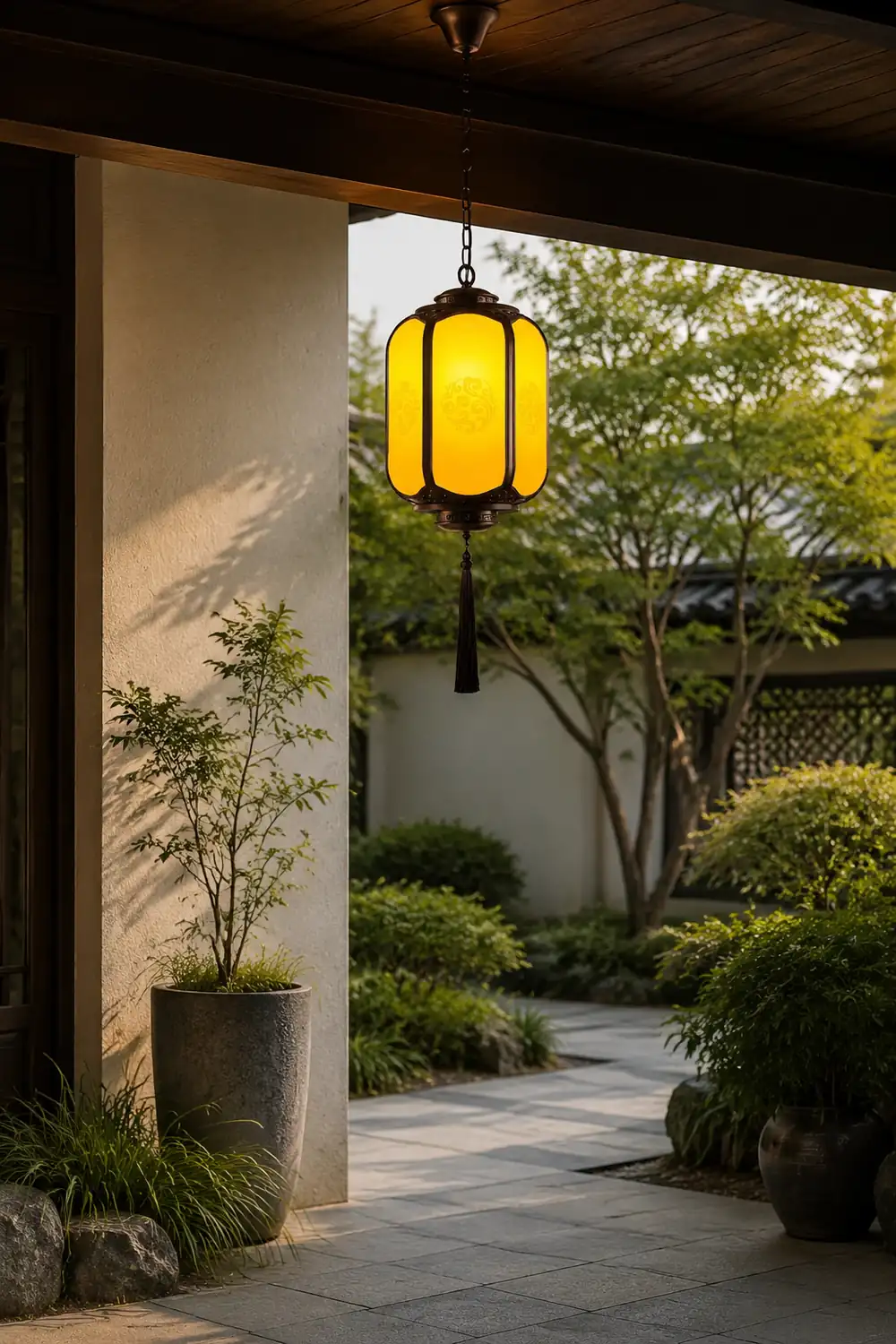 Antique Lantern Pendant Light - Lumpaz