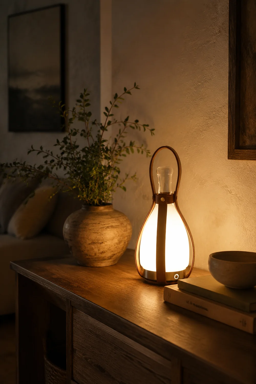 Bell Portable Built-in Battery Table Lamp - Lumpaz