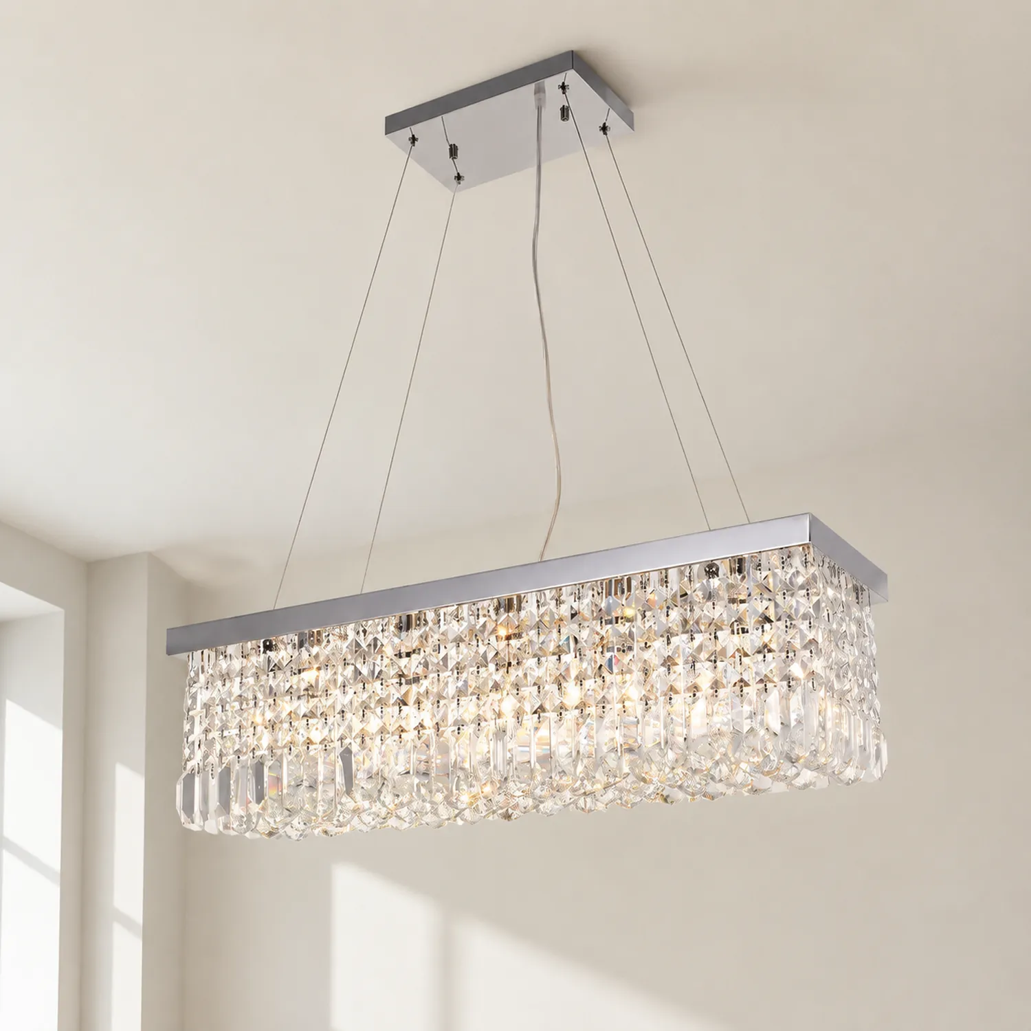 Crystal Raindrop Chandelier - Lumpaz