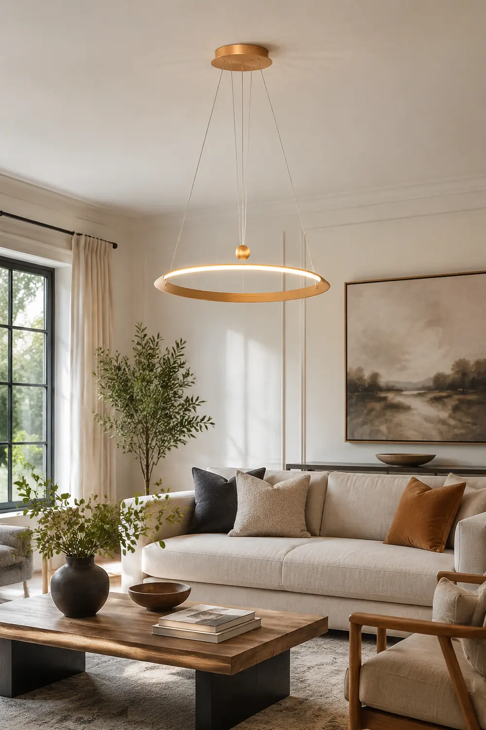 Circular LED Chandelier - Lumpaz