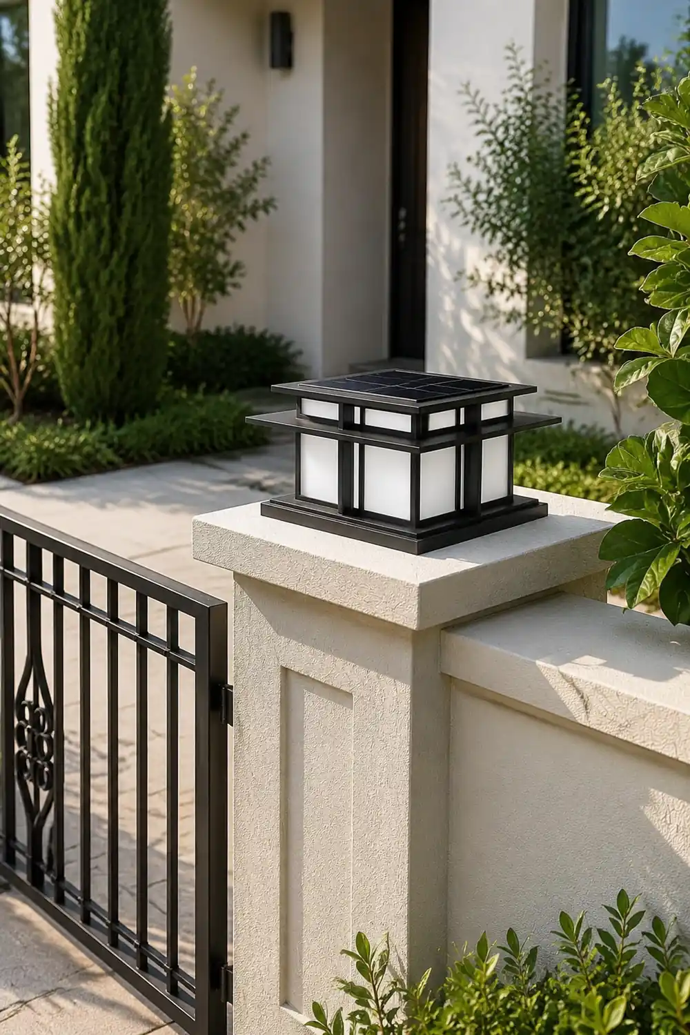 Boilyn Solar Outdoor Pillar Light - Lumpaz