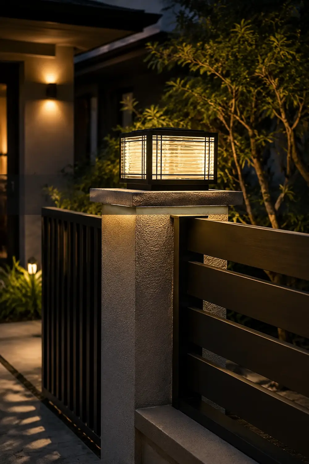 Deck Solar Outdoor Post Light - Lumpaz
