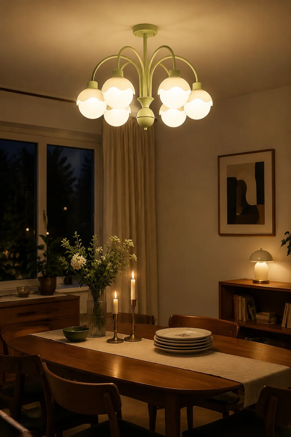 Creamy Lychee Matcha Chandelier - Lumpaz