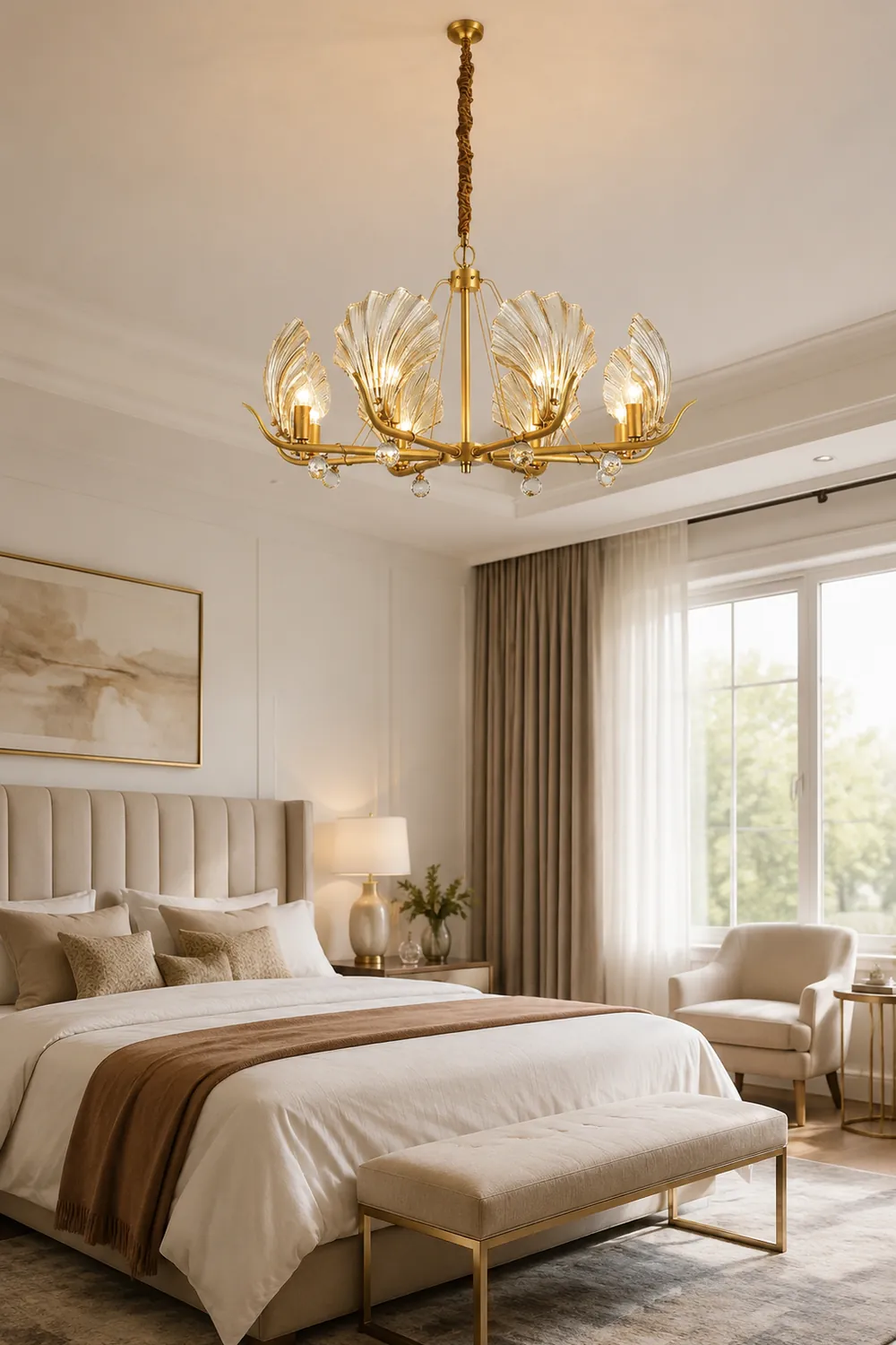 Shell Crystal Chandelier - Lumpaz