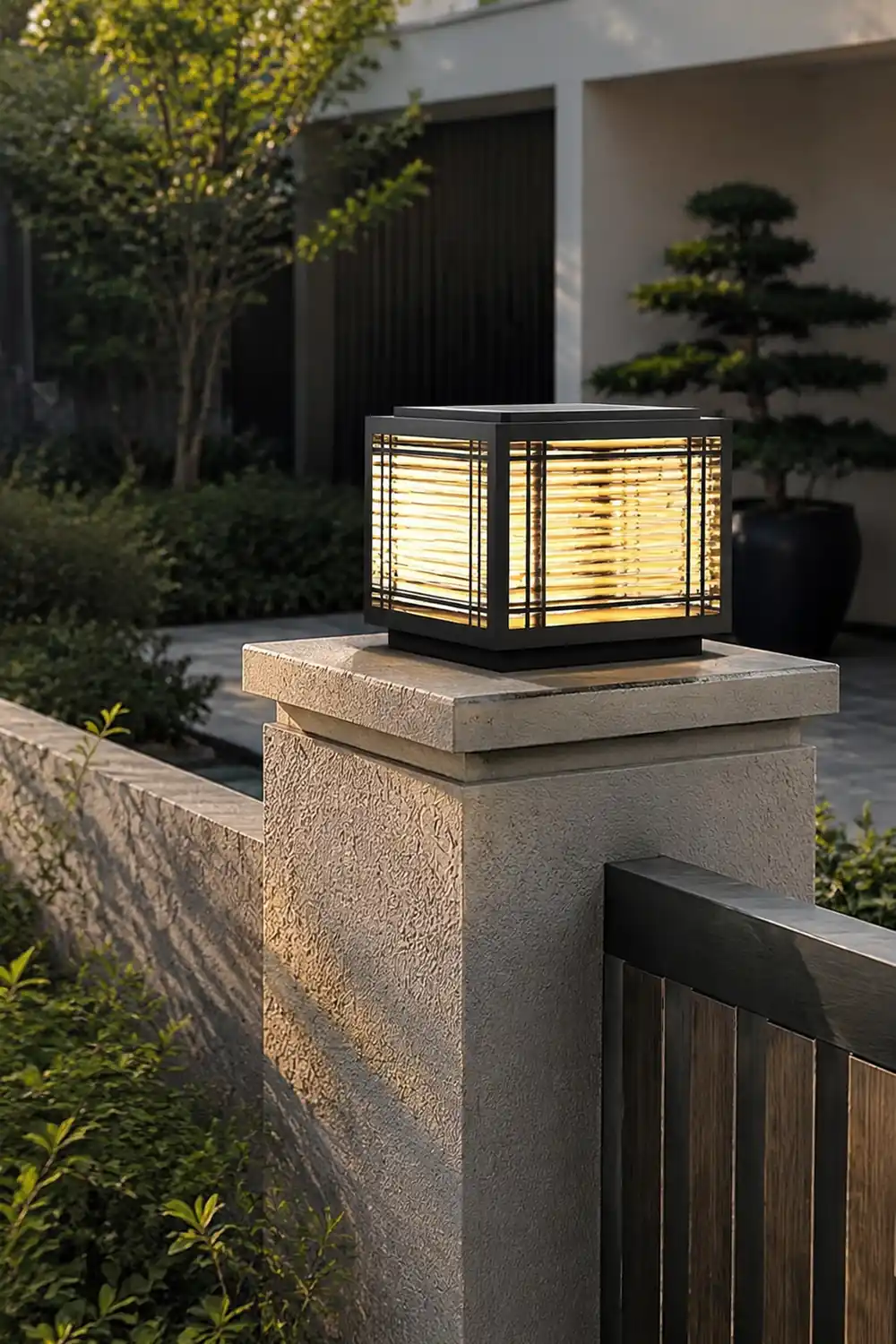 Deck Solar Outdoor Post Light - Lumpaz