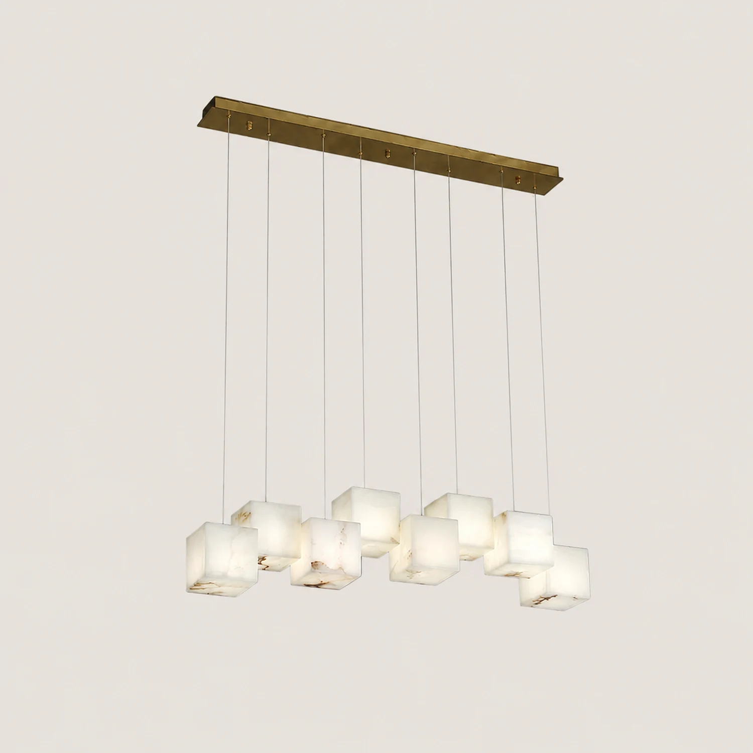 Alabaster Box Chandelier - Lumpaz