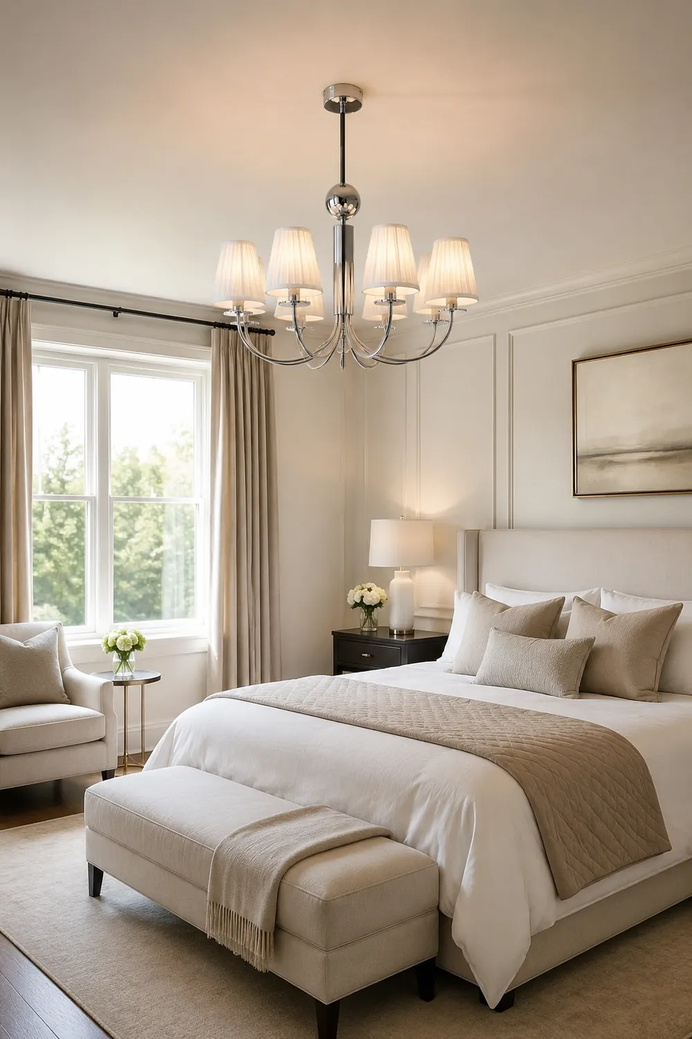 Simplicity Chrome Chandelier - Lumpaz