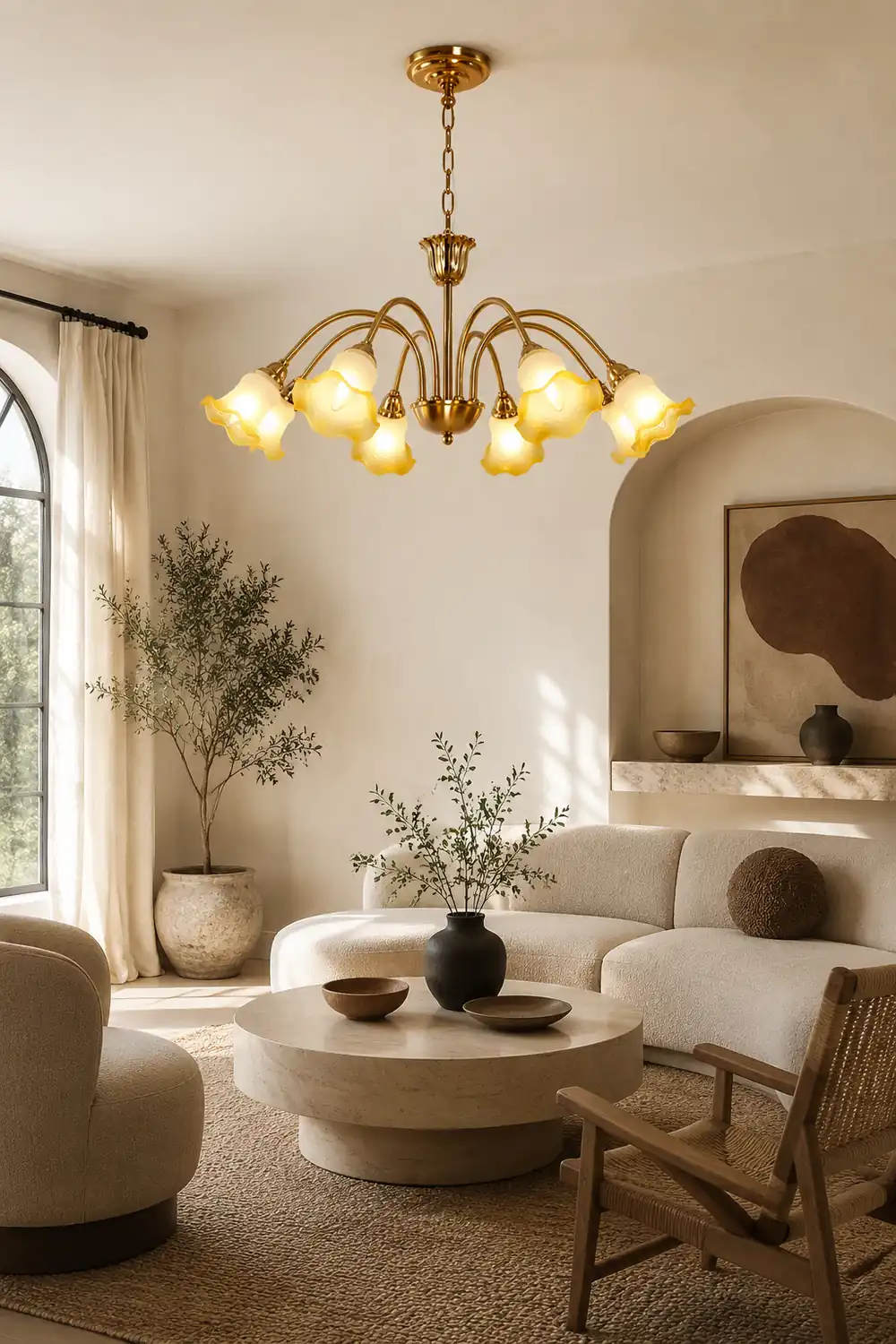 Morning Glory Chandelier - Lumpaz