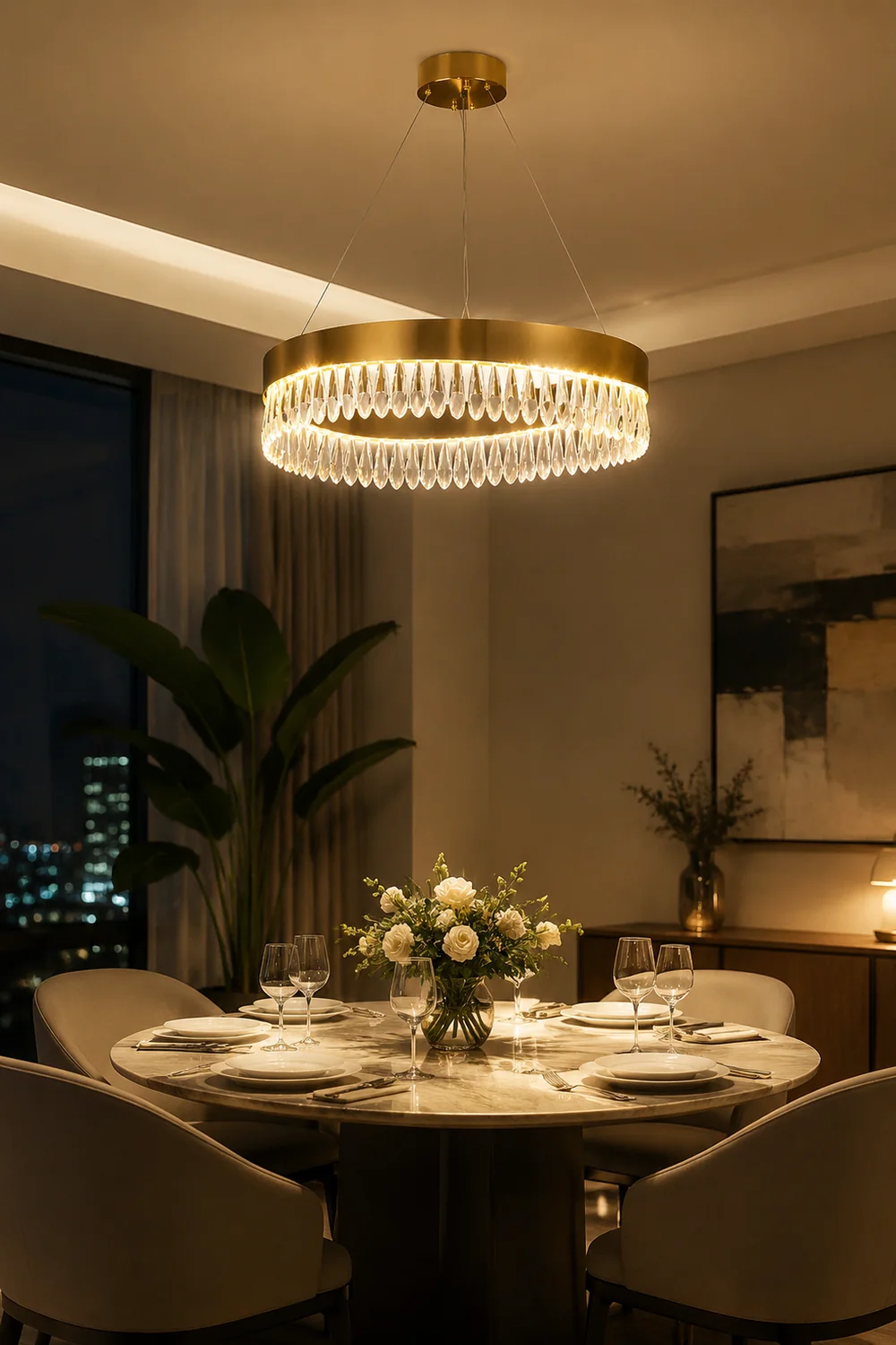 Crystal Sticks Chandelier - Lumpaz