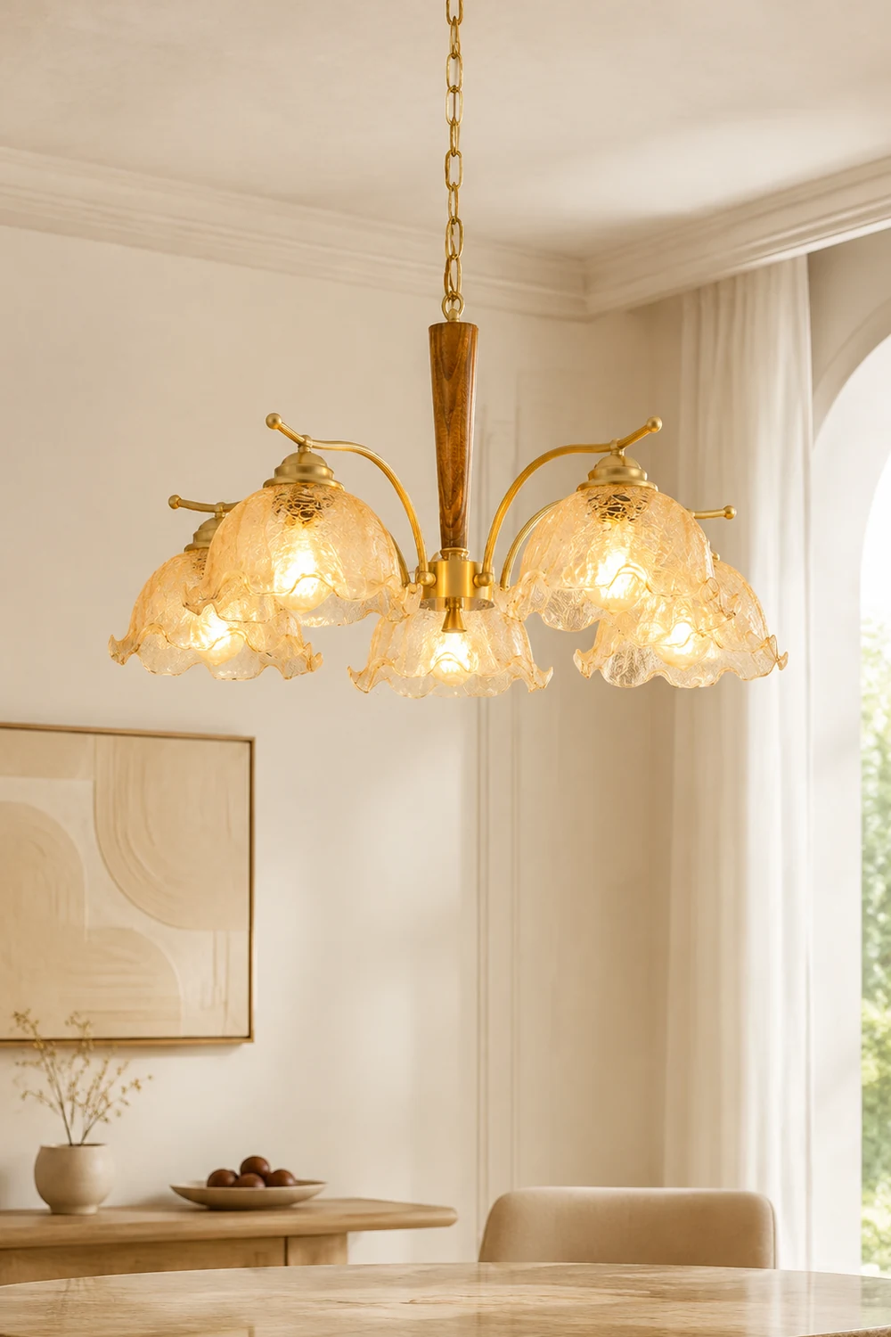 Crack Flower Chandelier - Lumpaz