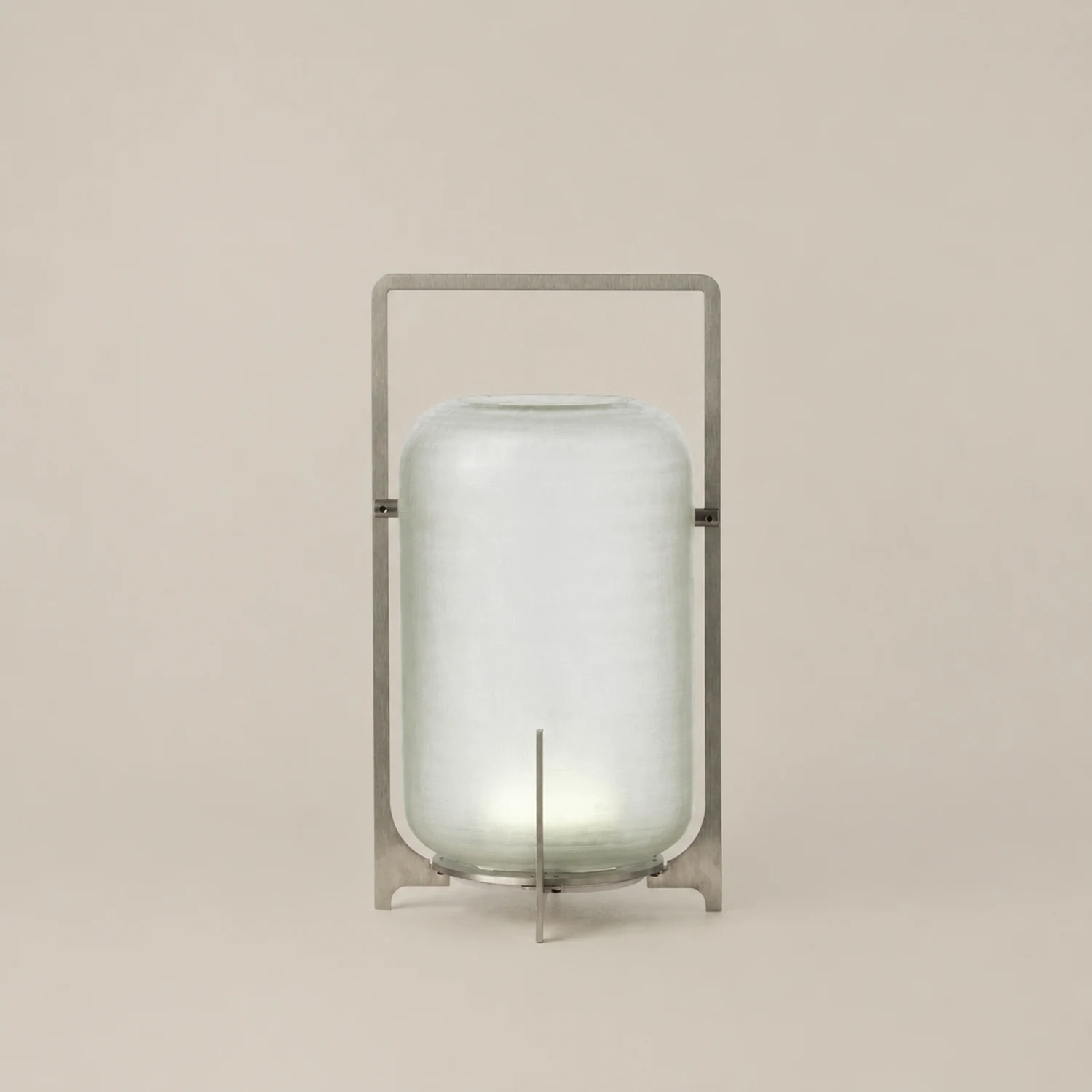 Silver Twilight Lantern Table Light - Lumpaz