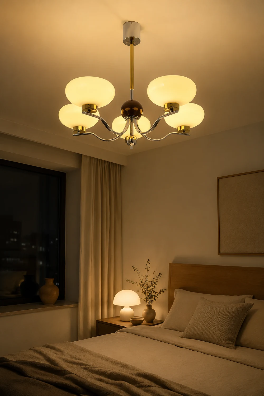 Medieval Glass Bowl Chandelier - Lumpaz