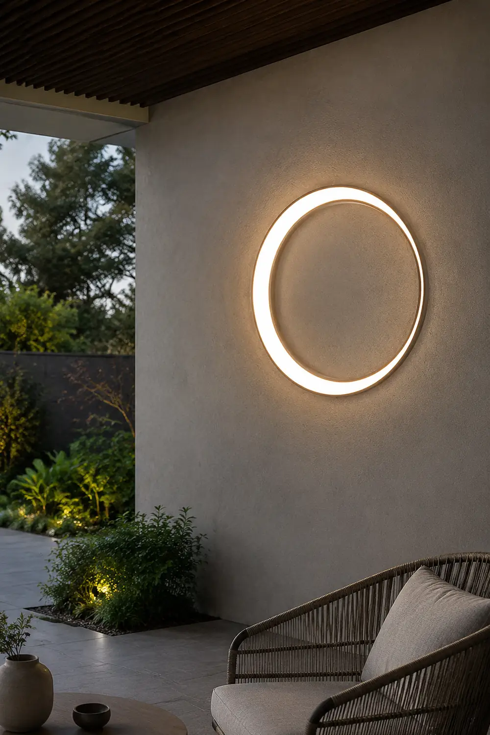 Moon Outdoor Wall Lamp - Lumpaz