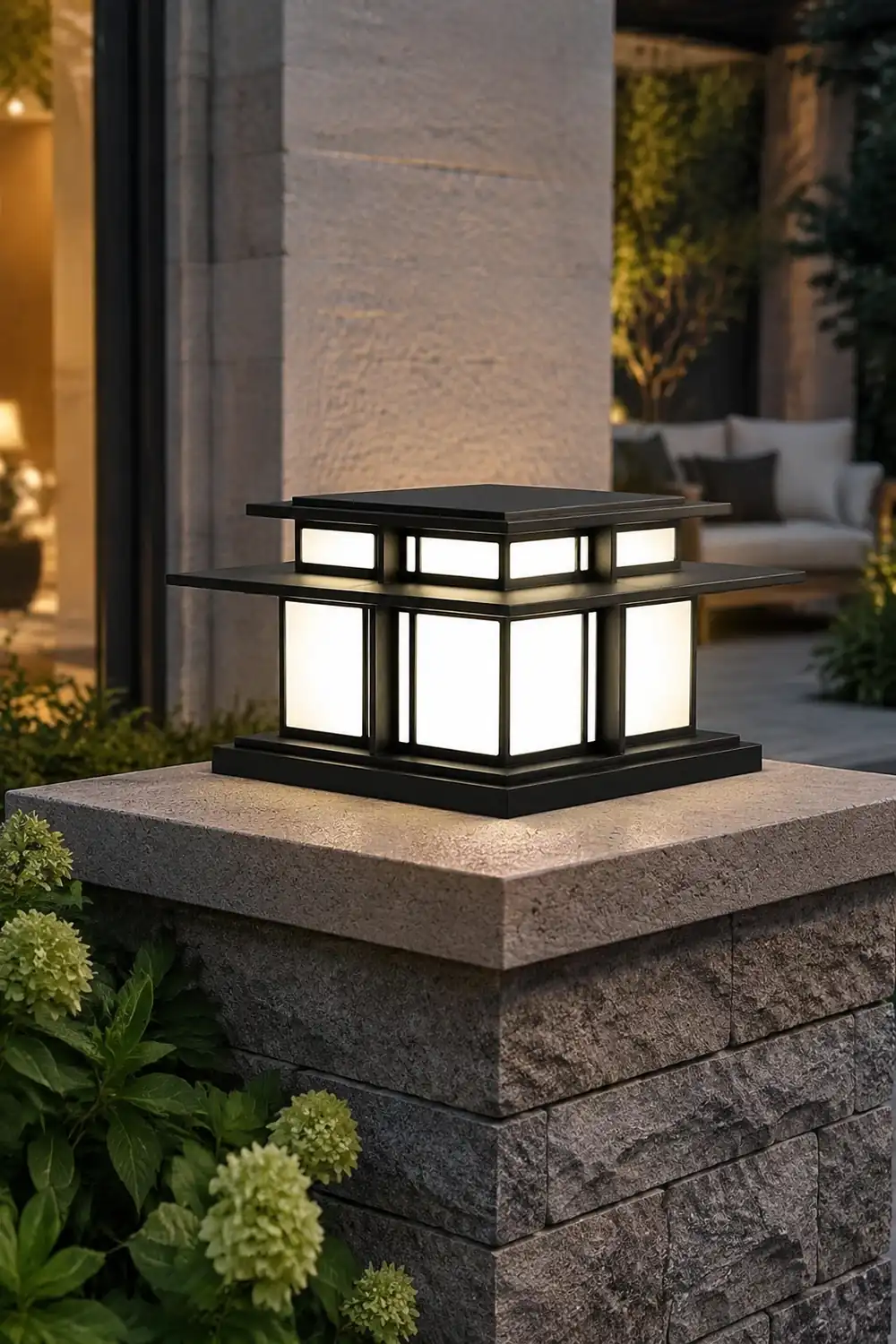 Boilyn Outdoor Pillar Light - Lumpaz
