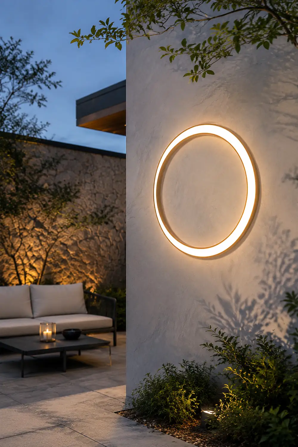 Moon Outdoor Wall Lamp - Lumpaz