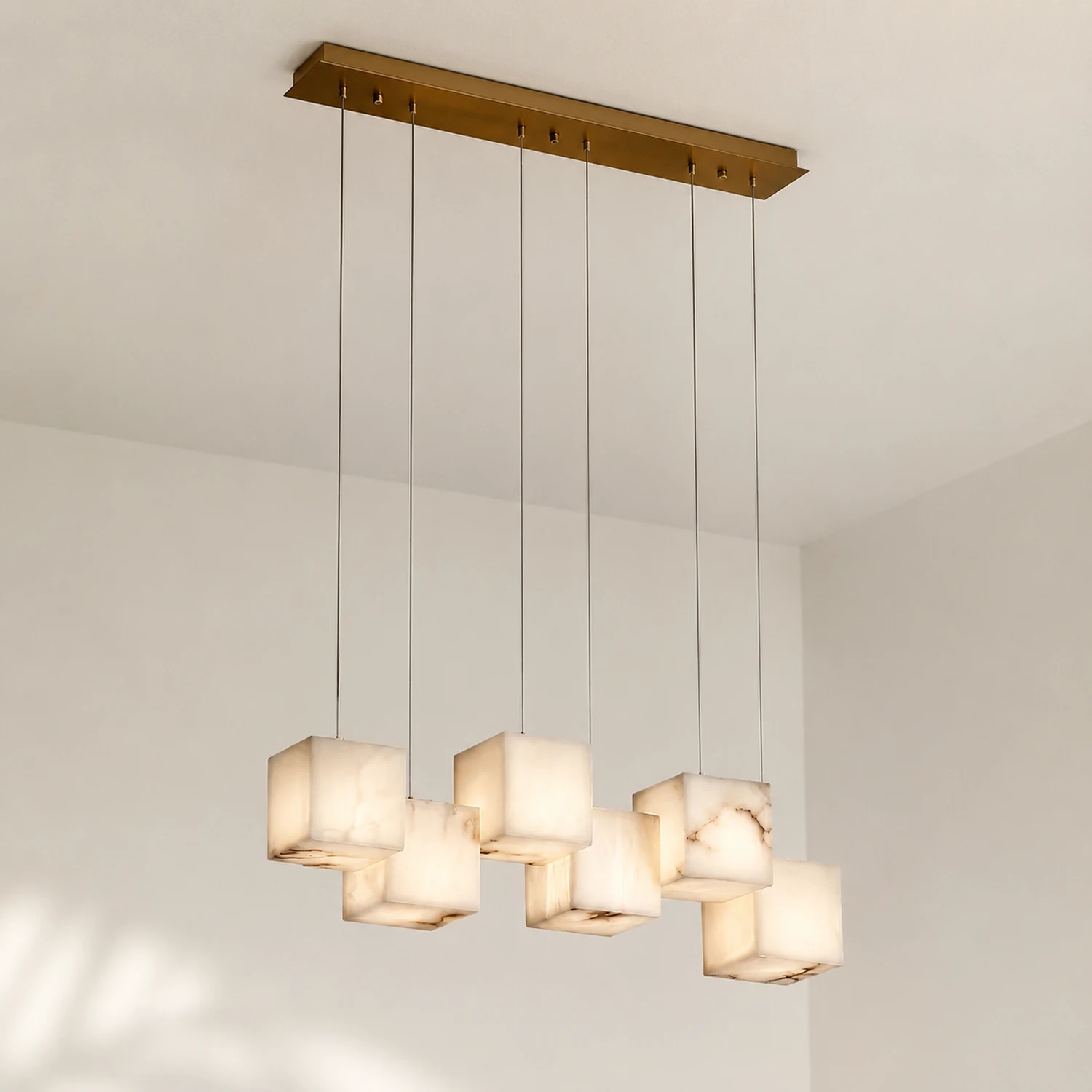 Alabaster Box Chandelier - Lumpaz