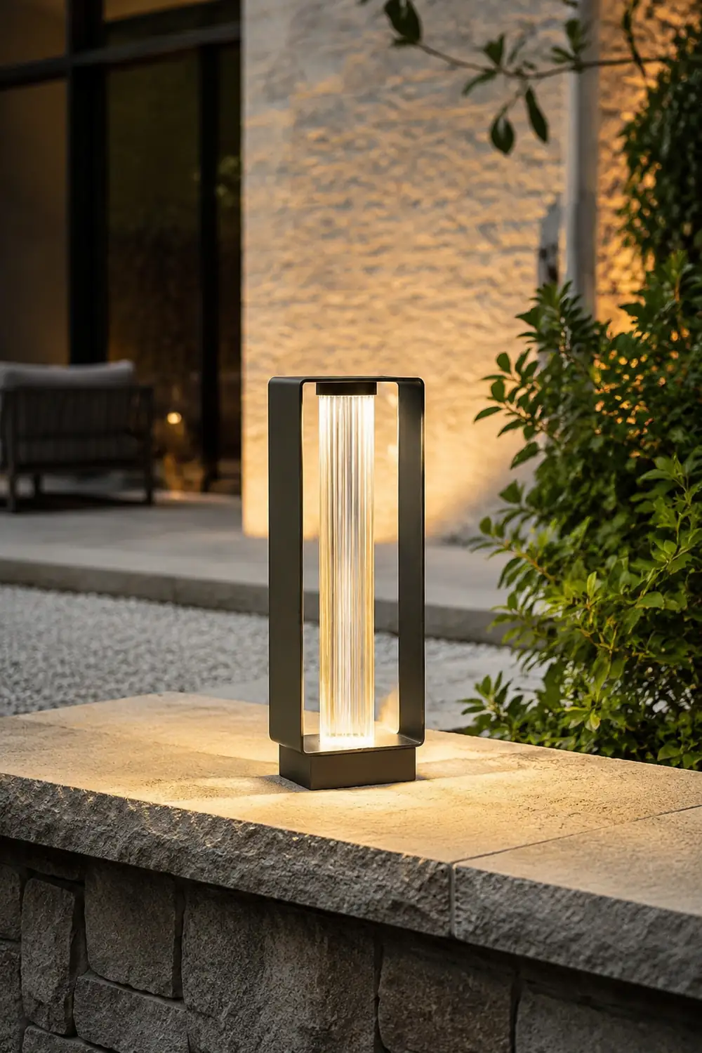 Frame Outdoor Post Lamp - Lumpaz