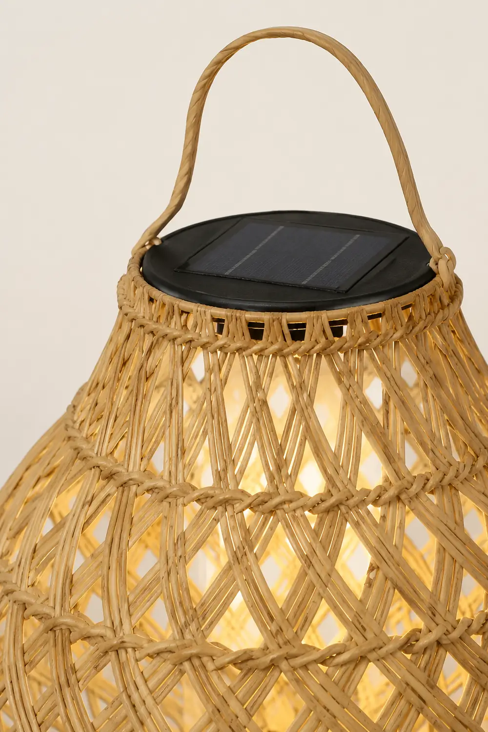 Woven Sphere Solar Lantern Outdoor Lamp - Lumpaz