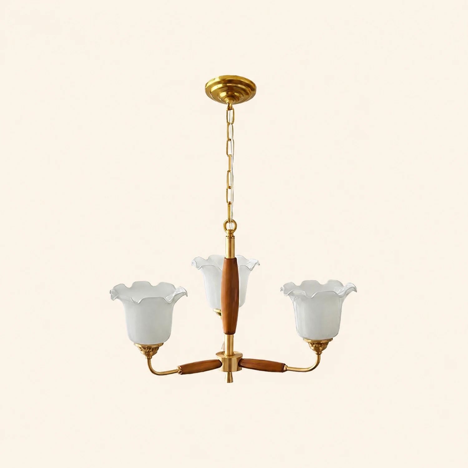Trumpet Flower Glass Chandelier - Lumpaz