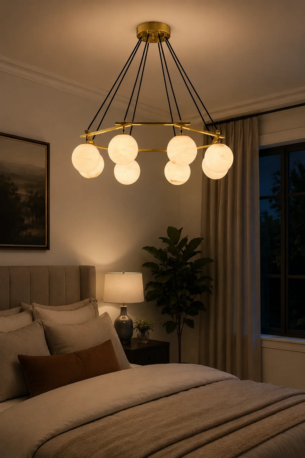Miira Alabaster Chandelier - Lumpaz