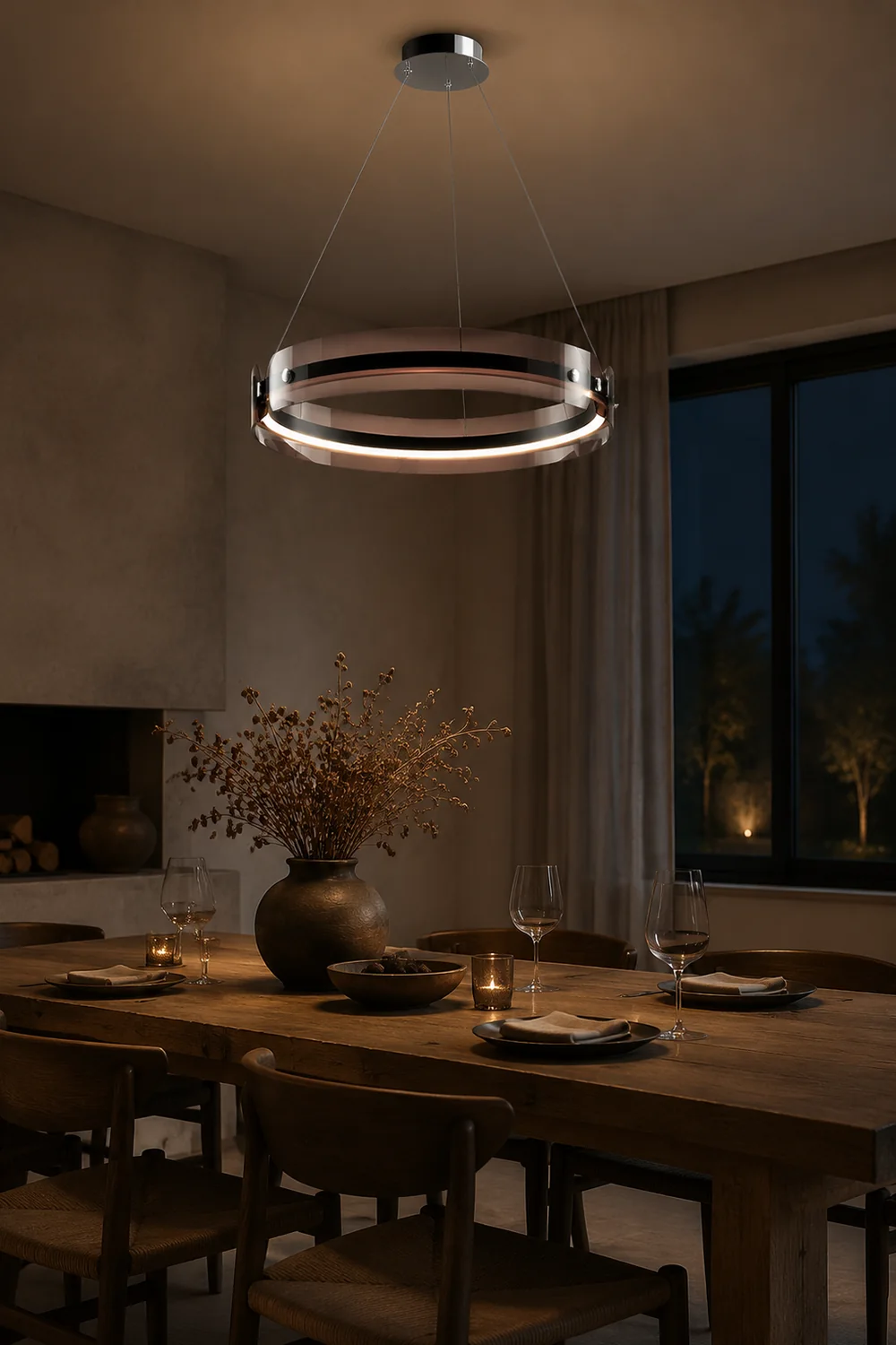 Javor LED Chandelier - Lumpaz