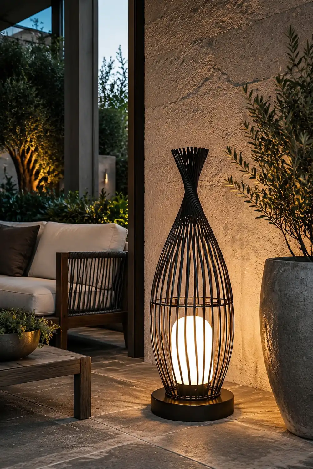 Aurora Orbis Lantern Outdoor Light - Lumpaz