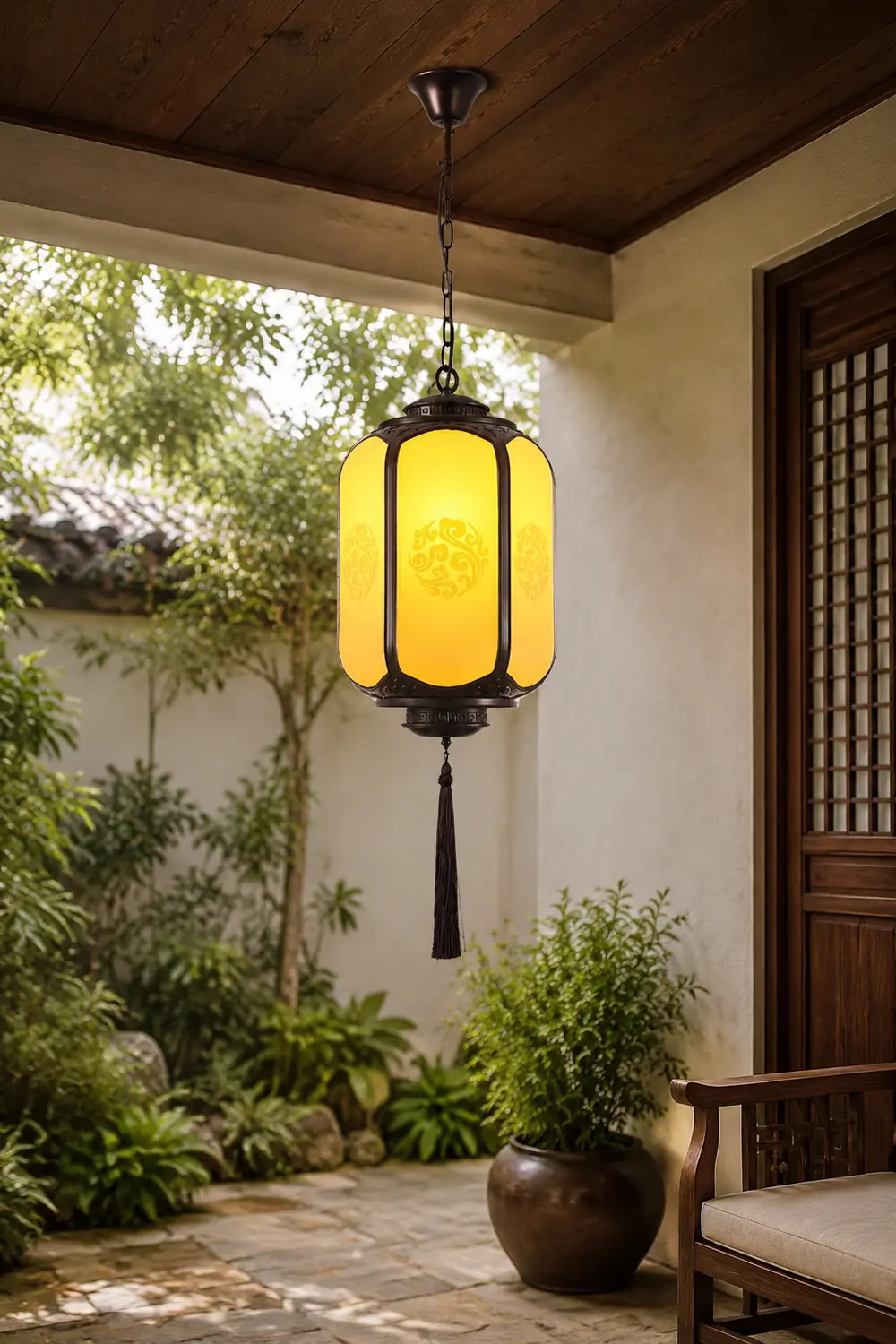 Antique Lantern Pendant Light - Lumpaz