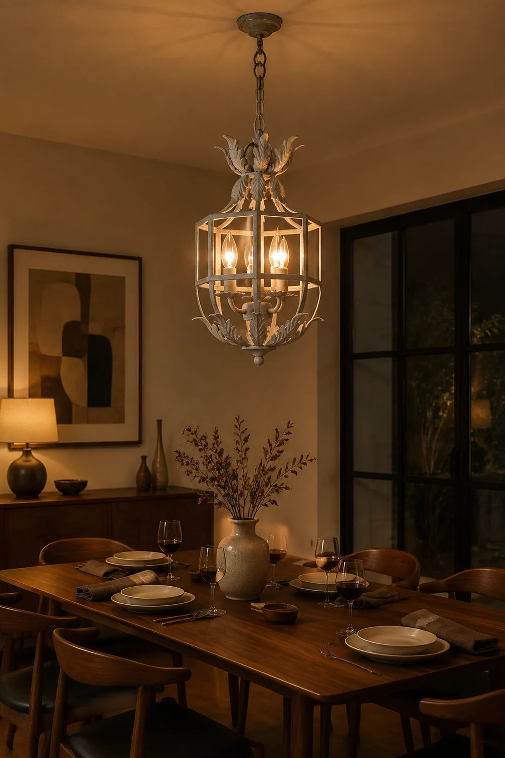 Lustre Retro Cage Chandelier - Lumpaz
