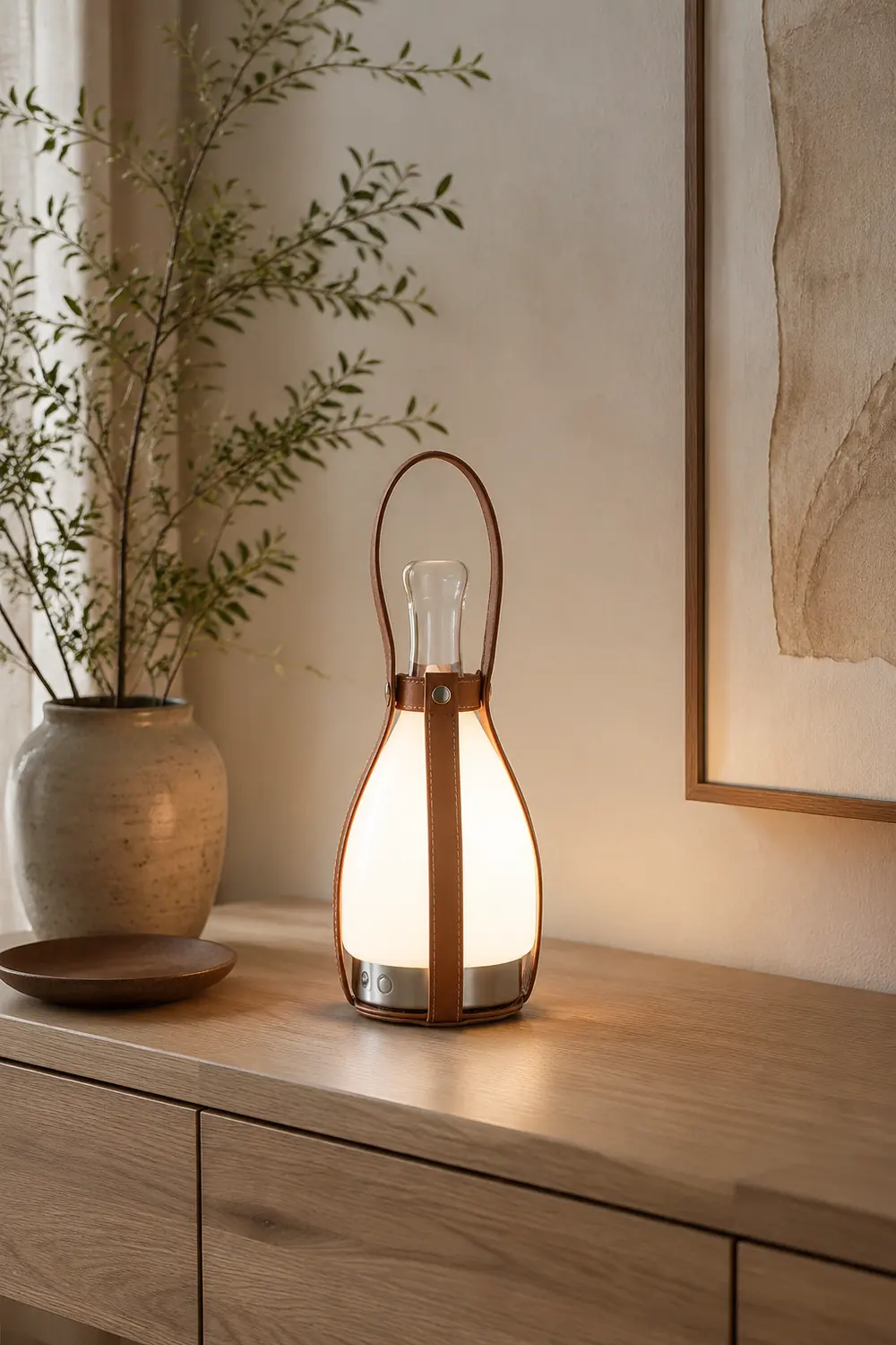 Bell Portable Built-in Battery Table Lamp - Lumpaz