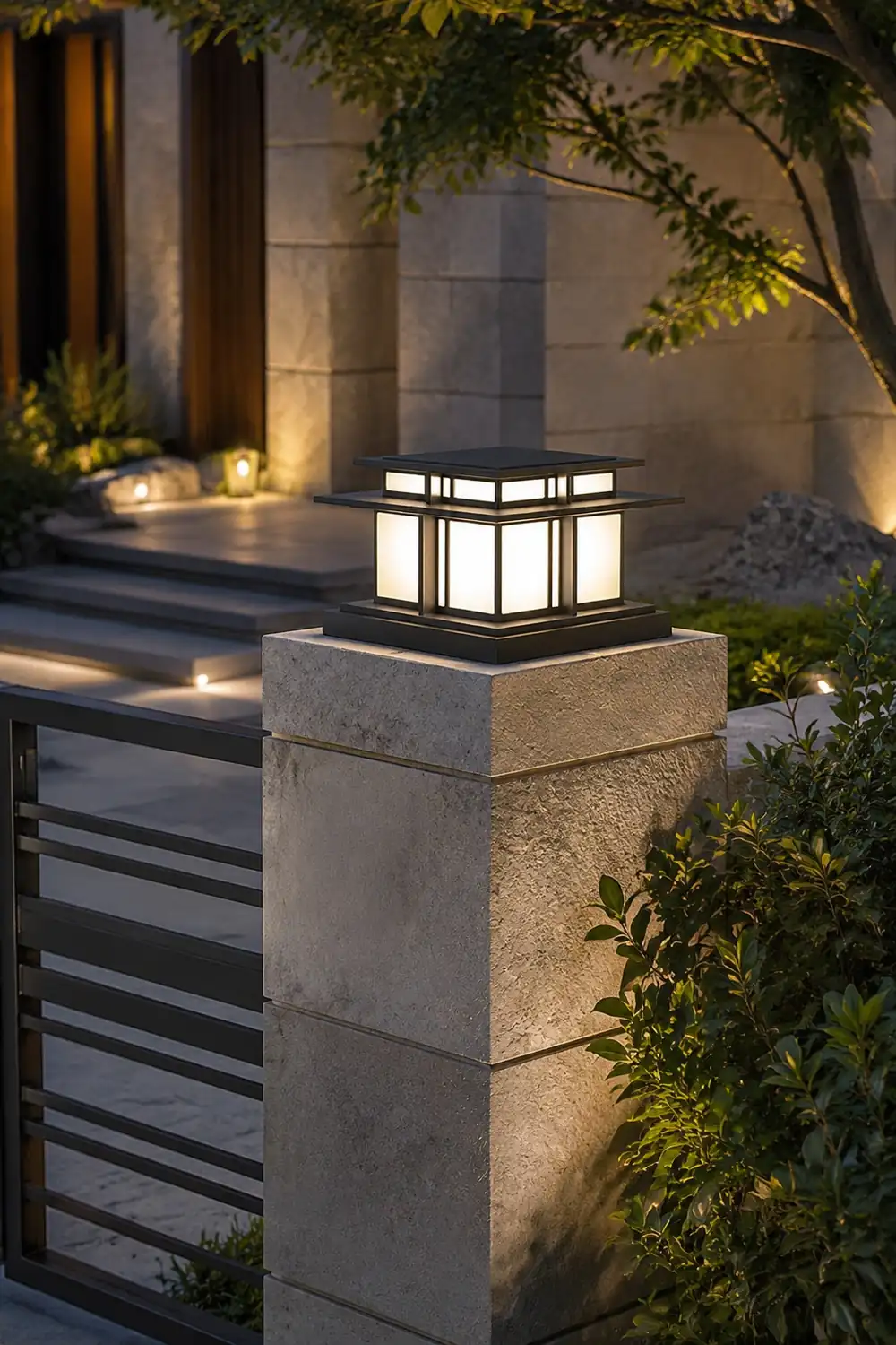 Boilyn Outdoor Pillar Light - Lumpaz