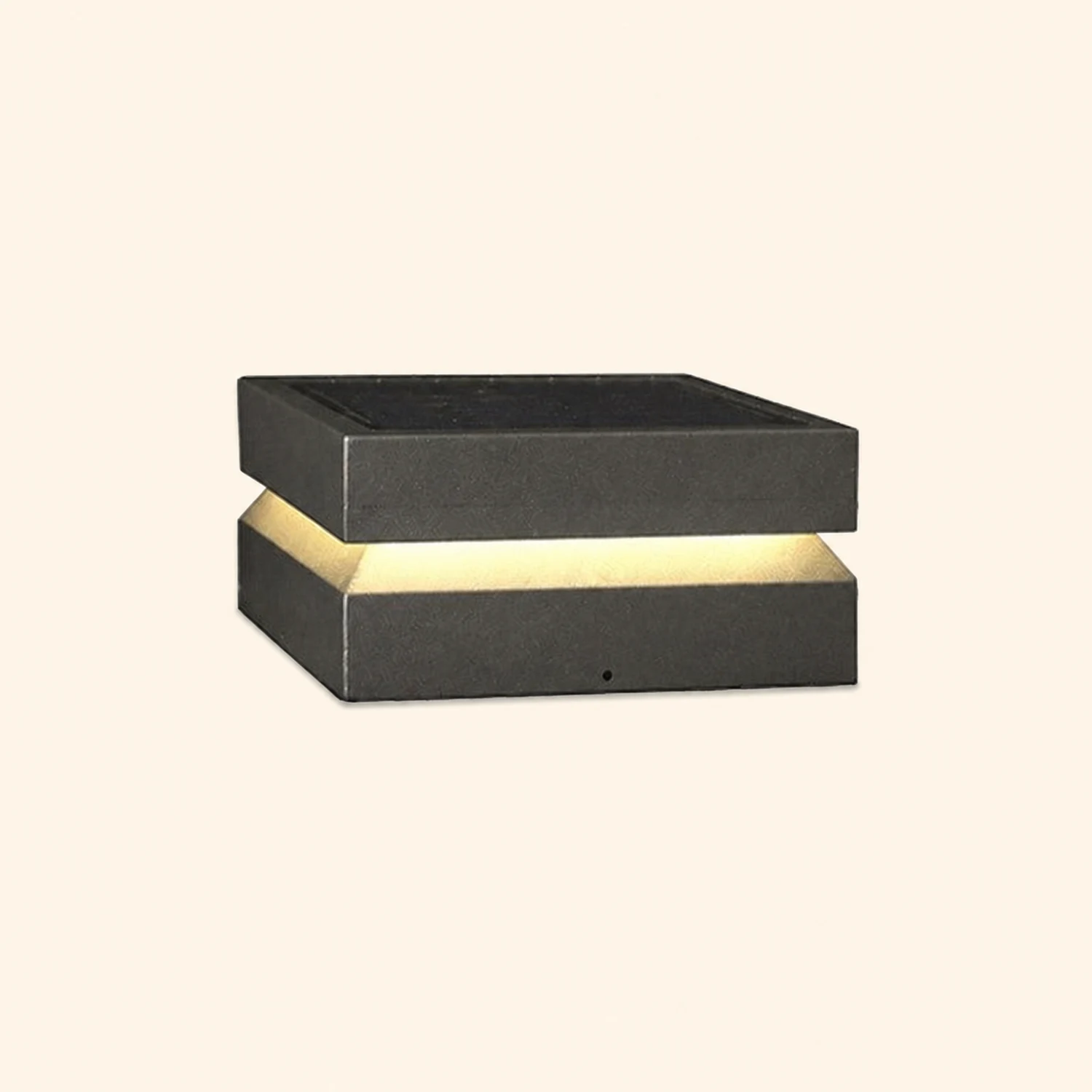 Solar Power Square Post Light - Lumpaz