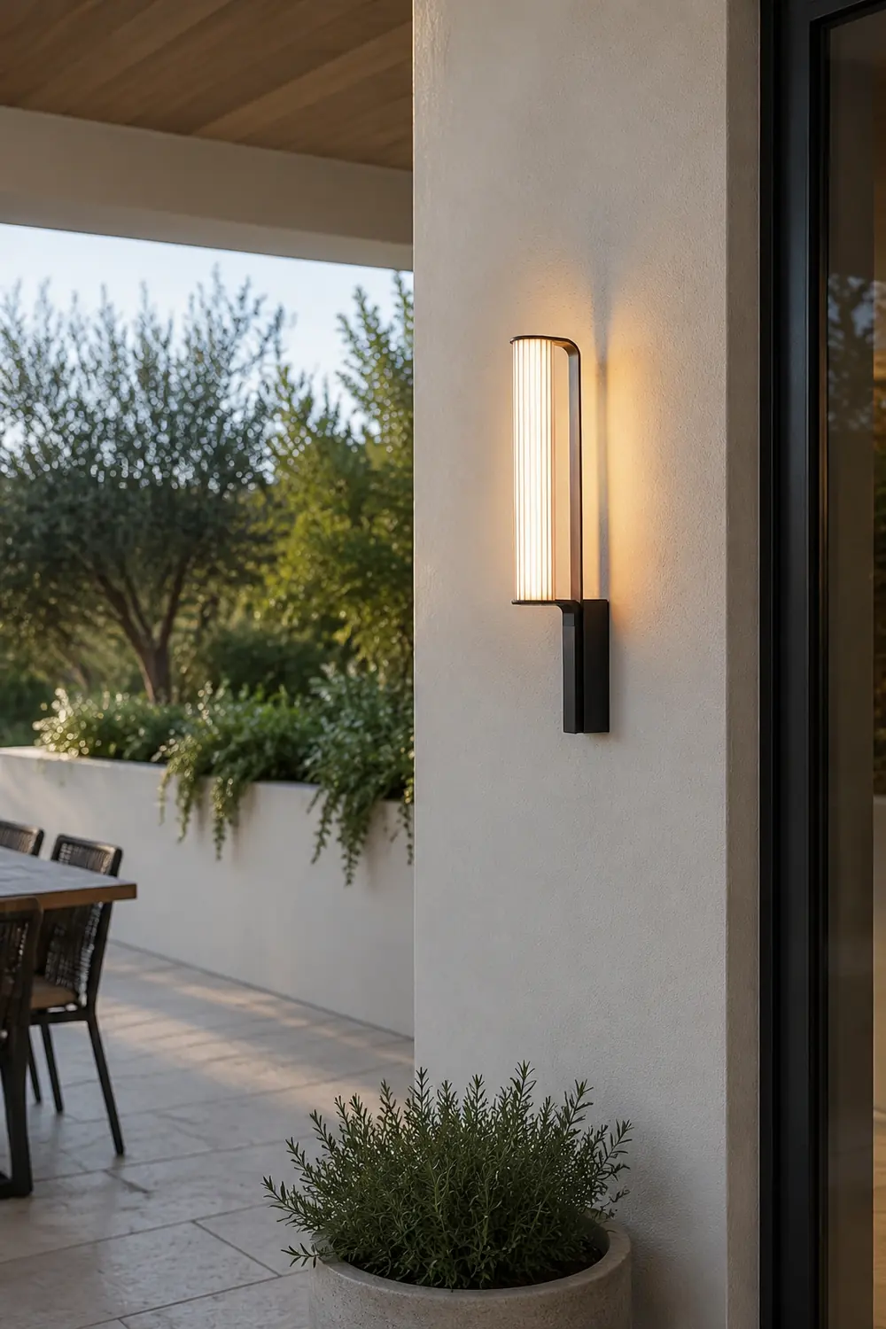 Zenith Arc Outdoor LED Sconce - Lumpaz