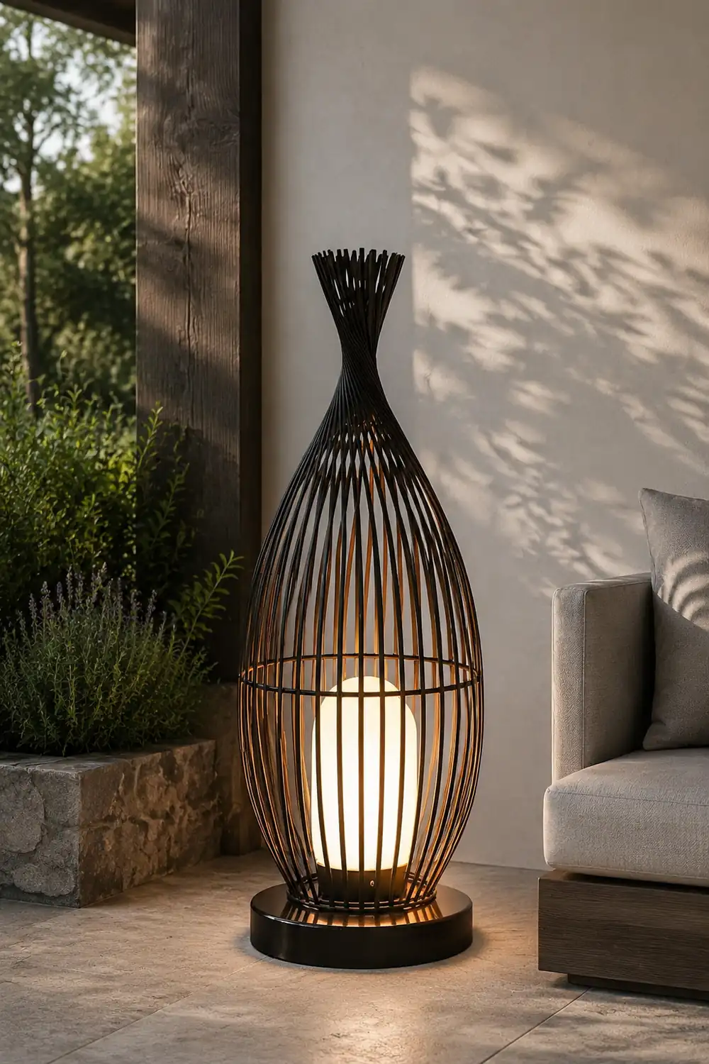 Aurora Orbis Lantern Outdoor Light - Lumpaz