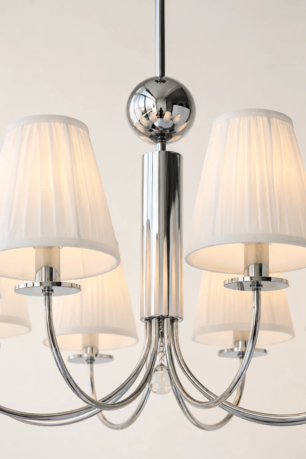 Simplicity Chrome Chandelier - Lumpaz