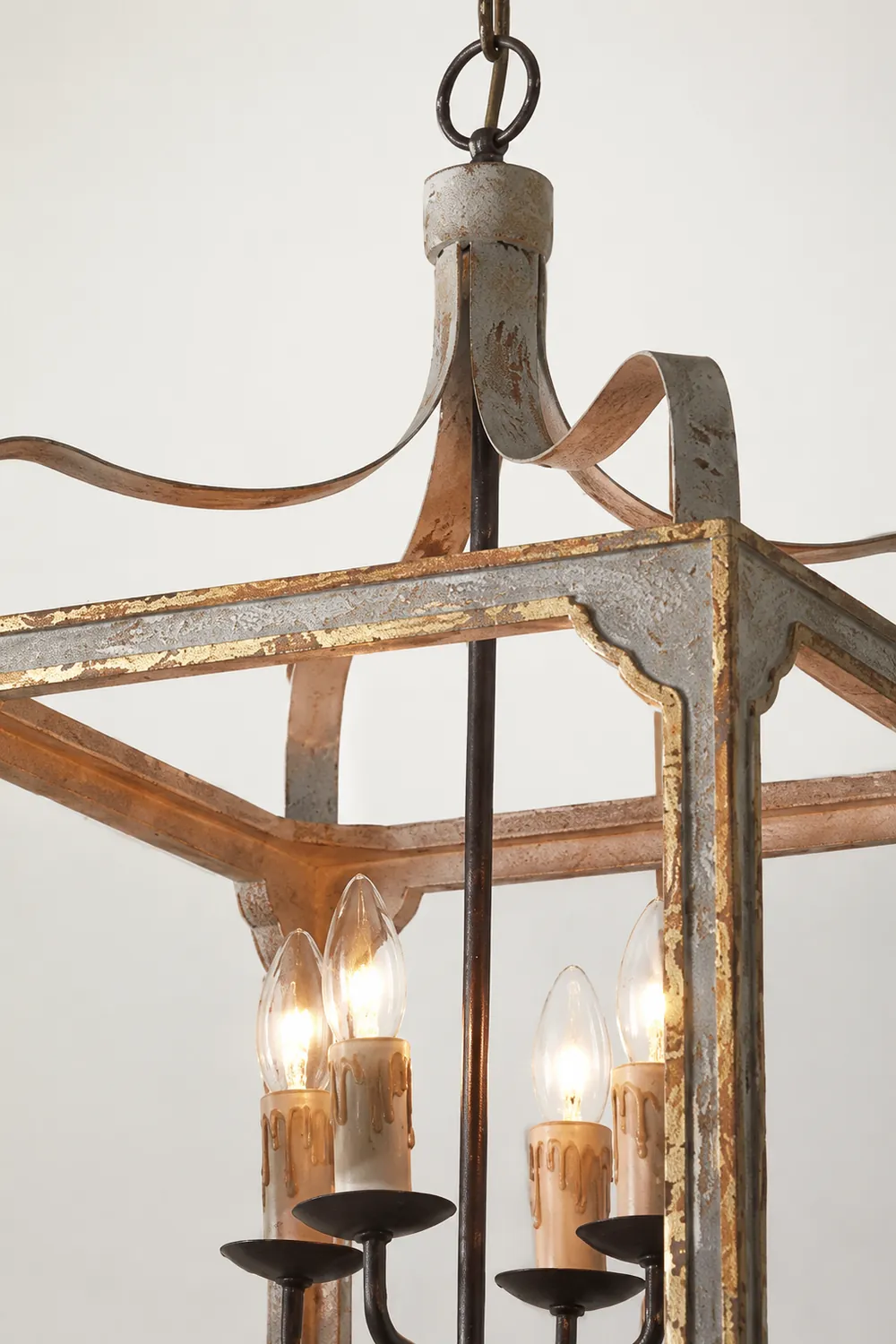 Boho Rustic Cube Chandelier - Lumpaz