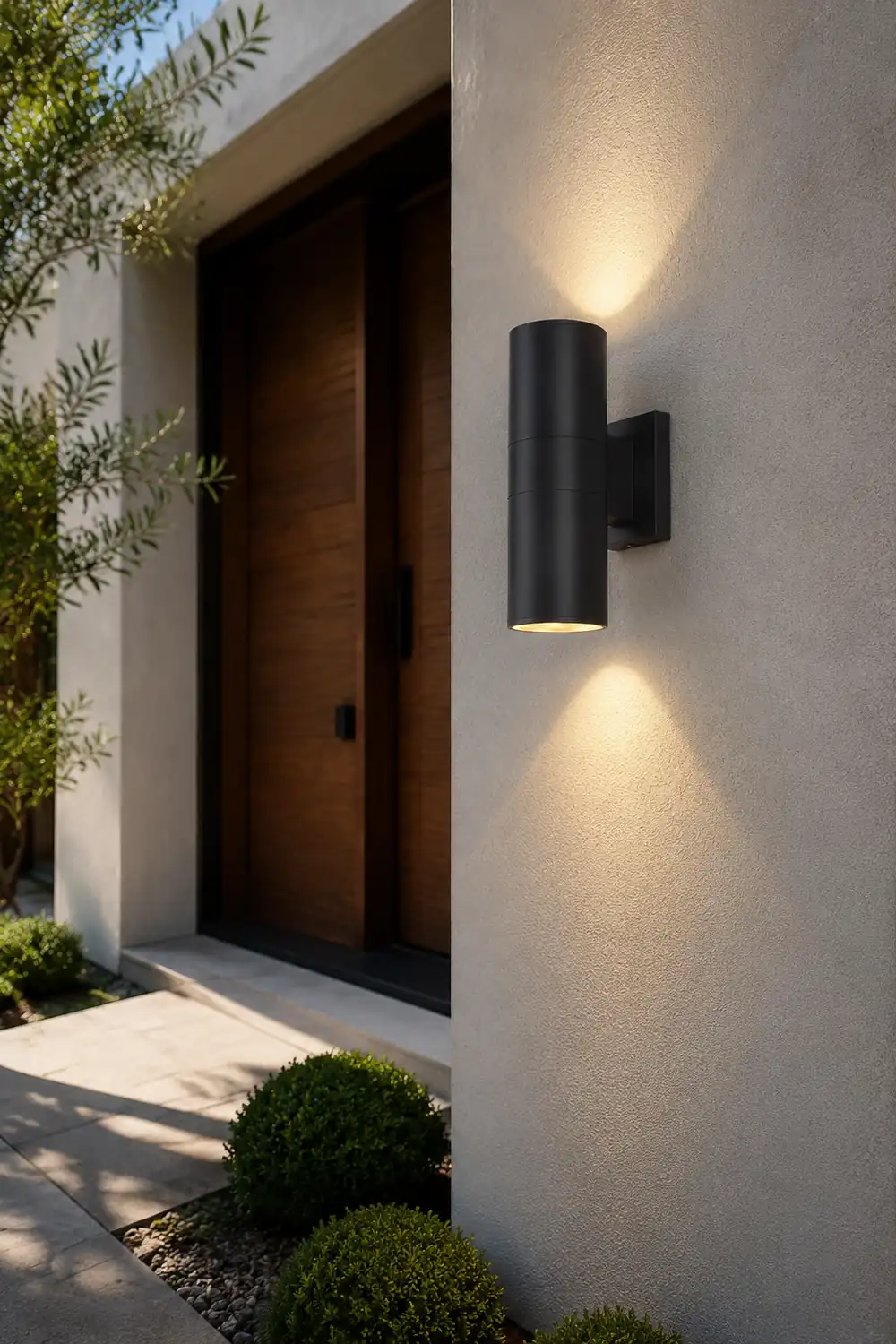 Cylindrical Outdoor Wall Light - Lumpaz