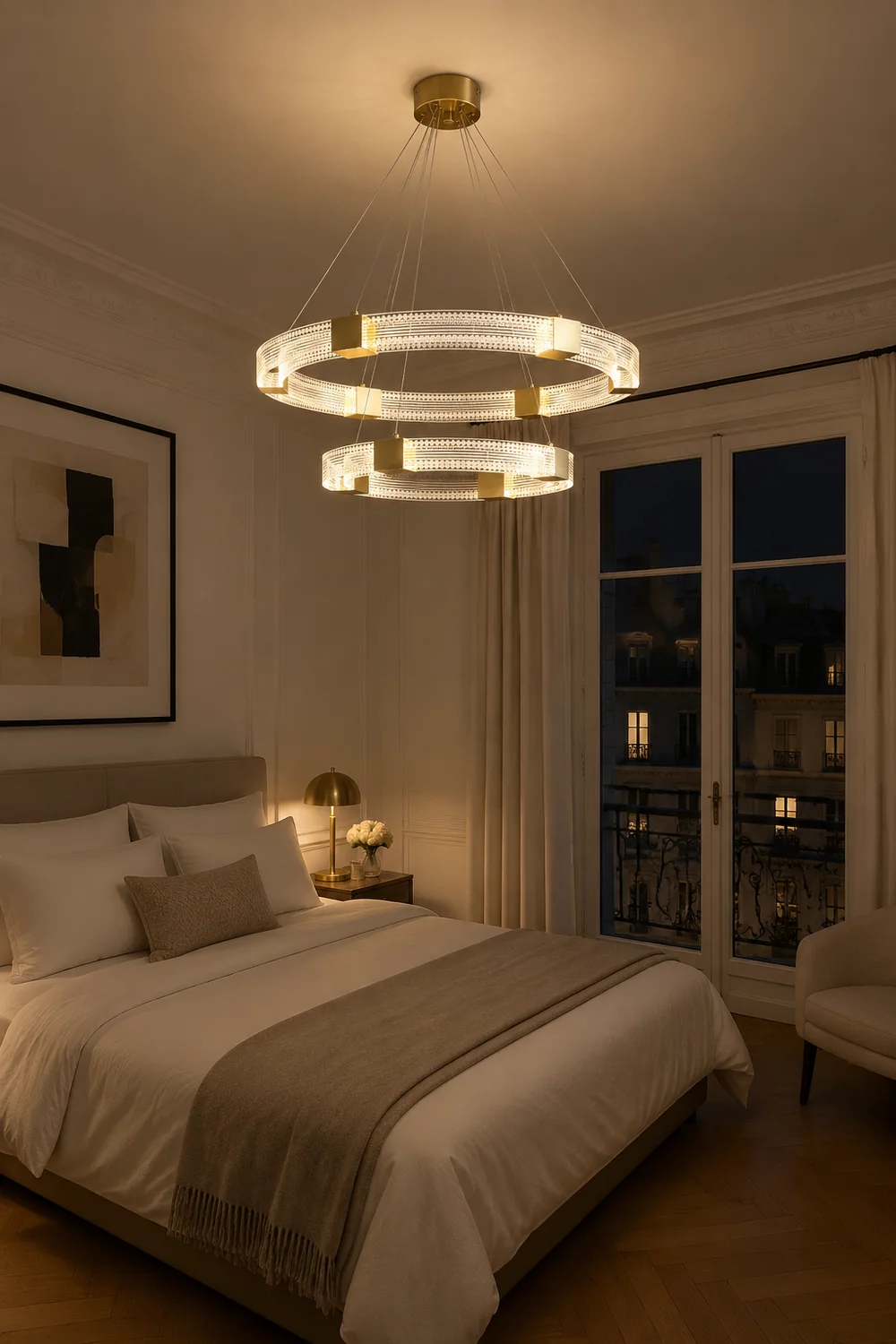 Parallel Ring LED Chandelier - Lumpaz