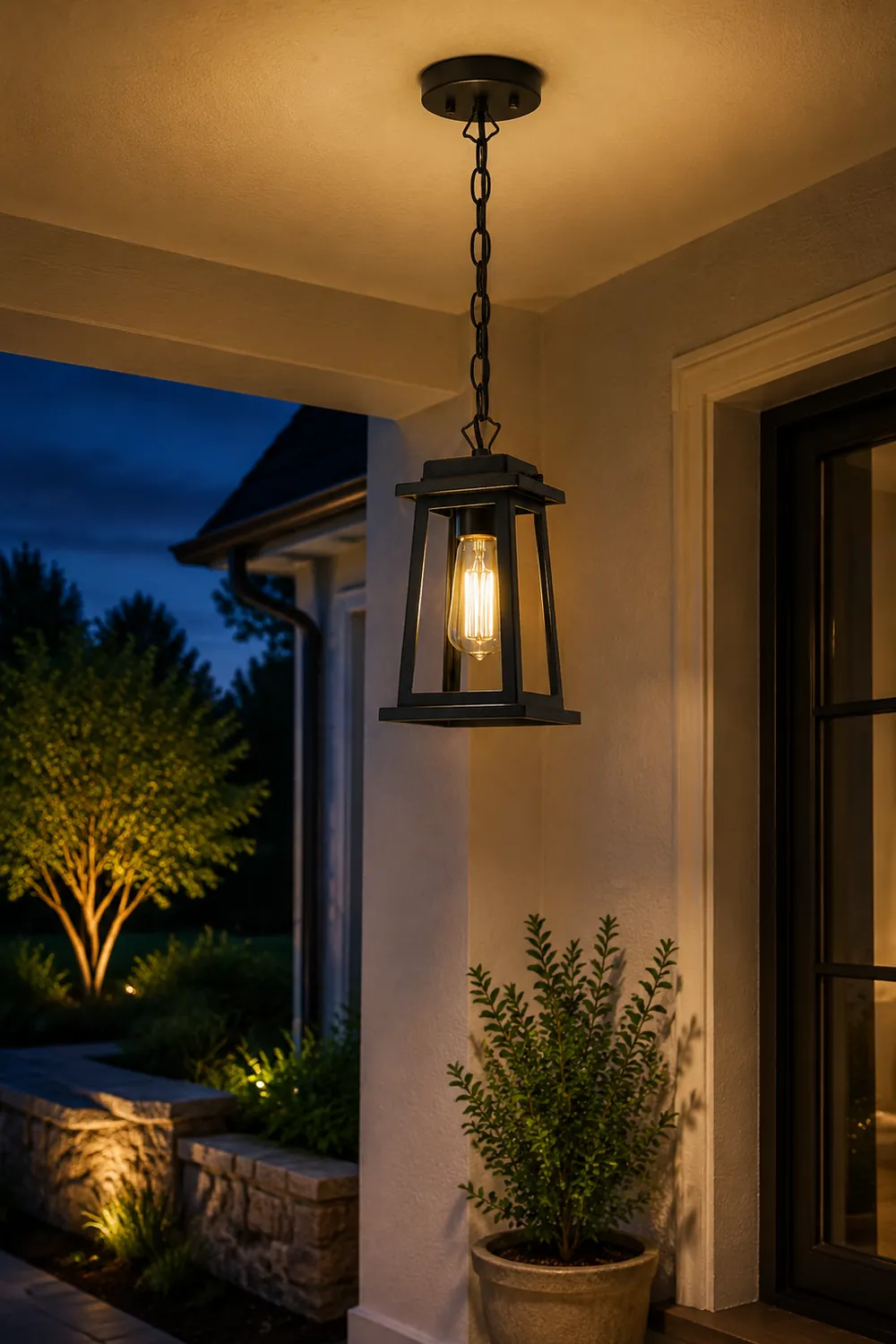 Outdoor Lantern Pendant Lamp - Lumpaz