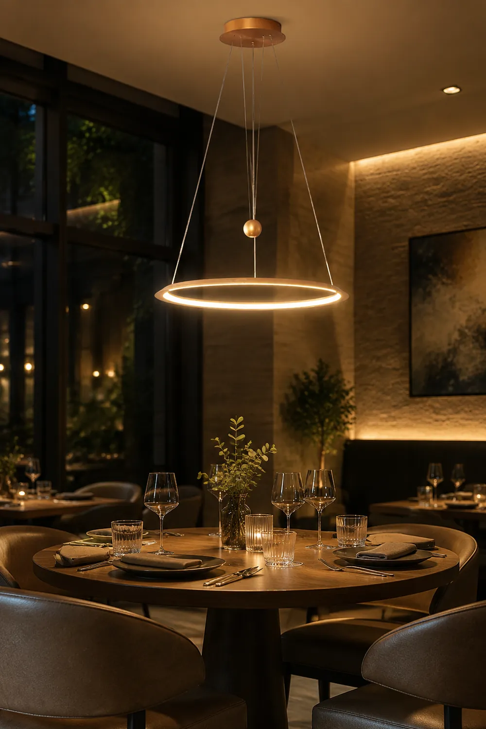 Circular LED Chandelier - Lumpaz