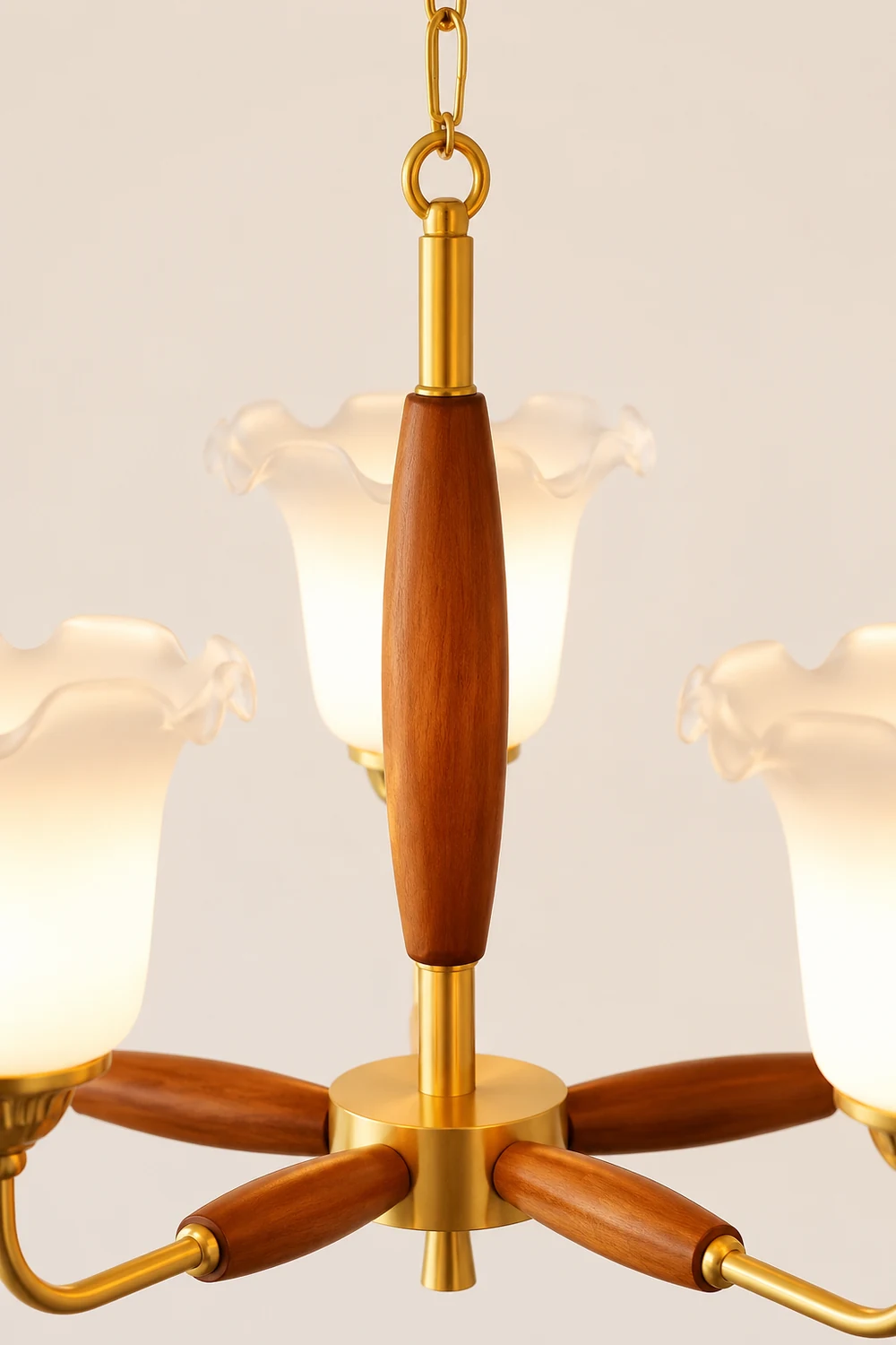 Trumpet Flower Glass Chandelier - Lumpaz