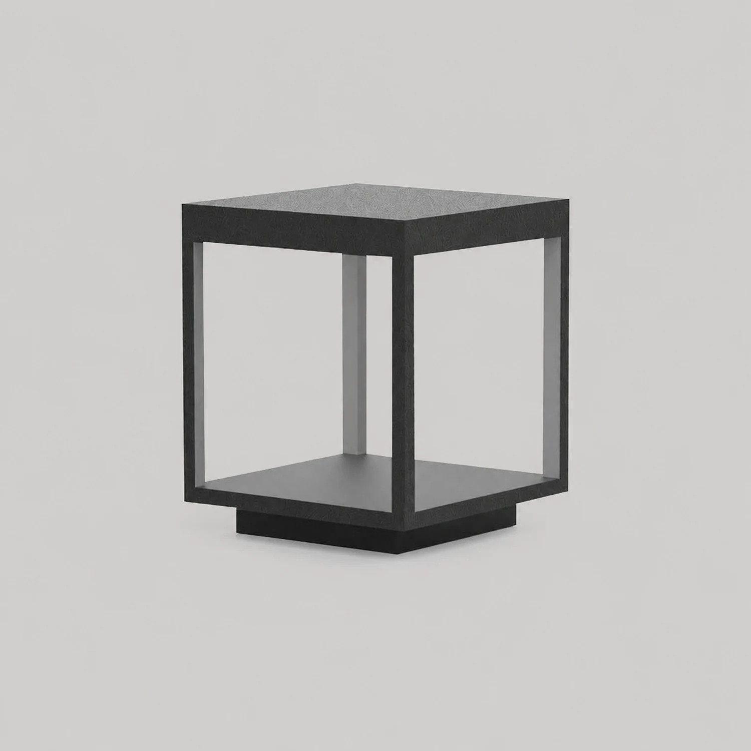 Square Frame Fence Post Garden Light - Lumpaz