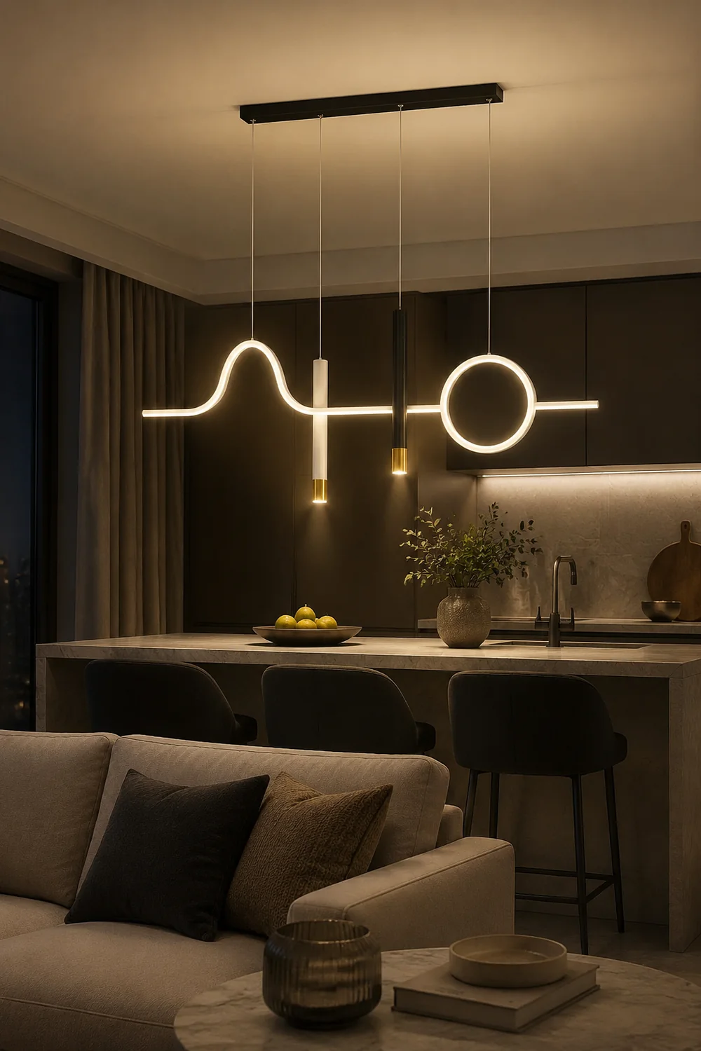 Creative LED Chandelier - Lumpaz