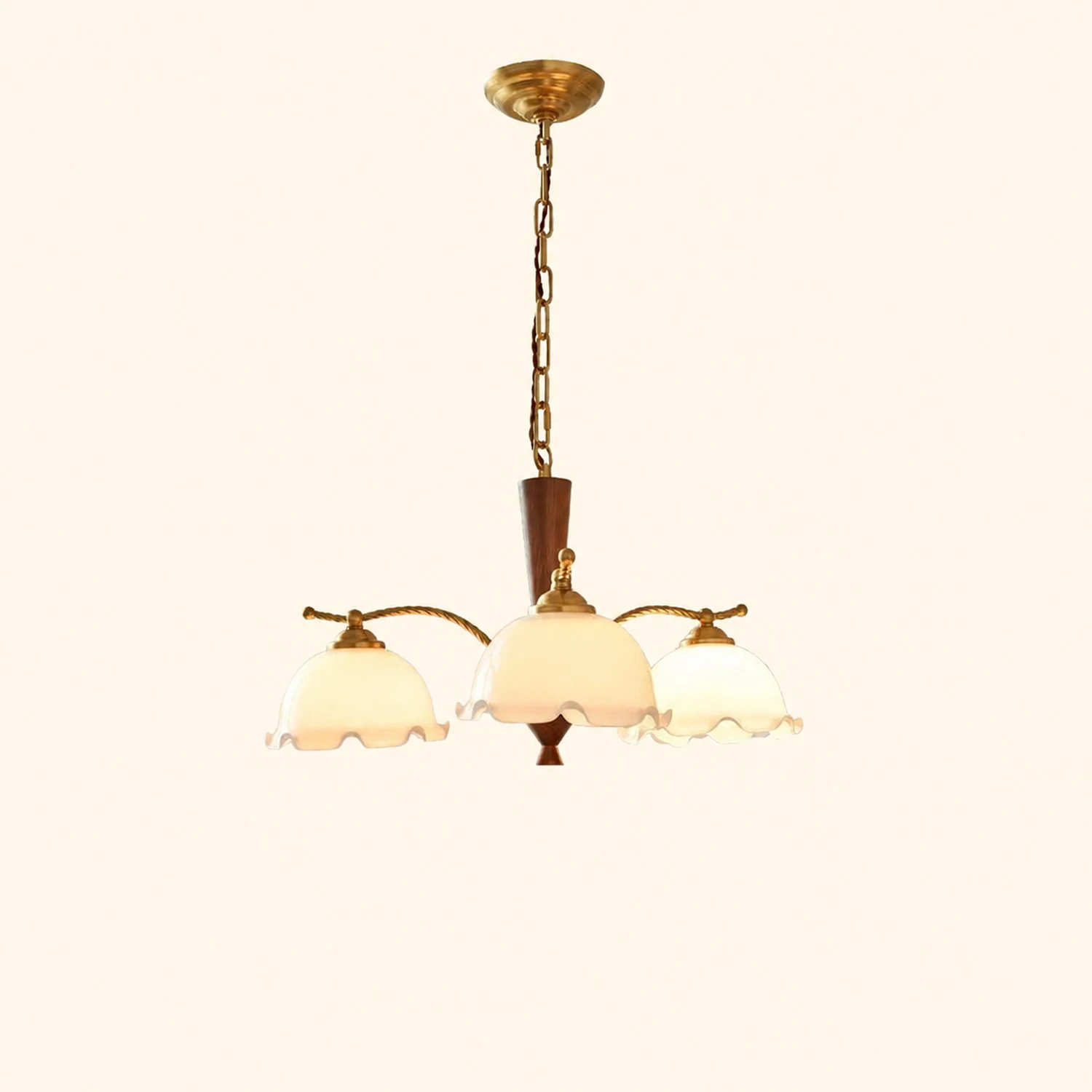 Milky Flower Chandelier - Lumpaz
