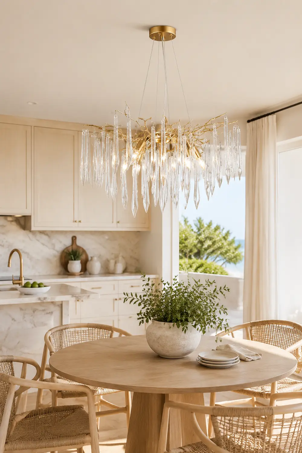 Aqua Funnel Chandelier - Lumpaz