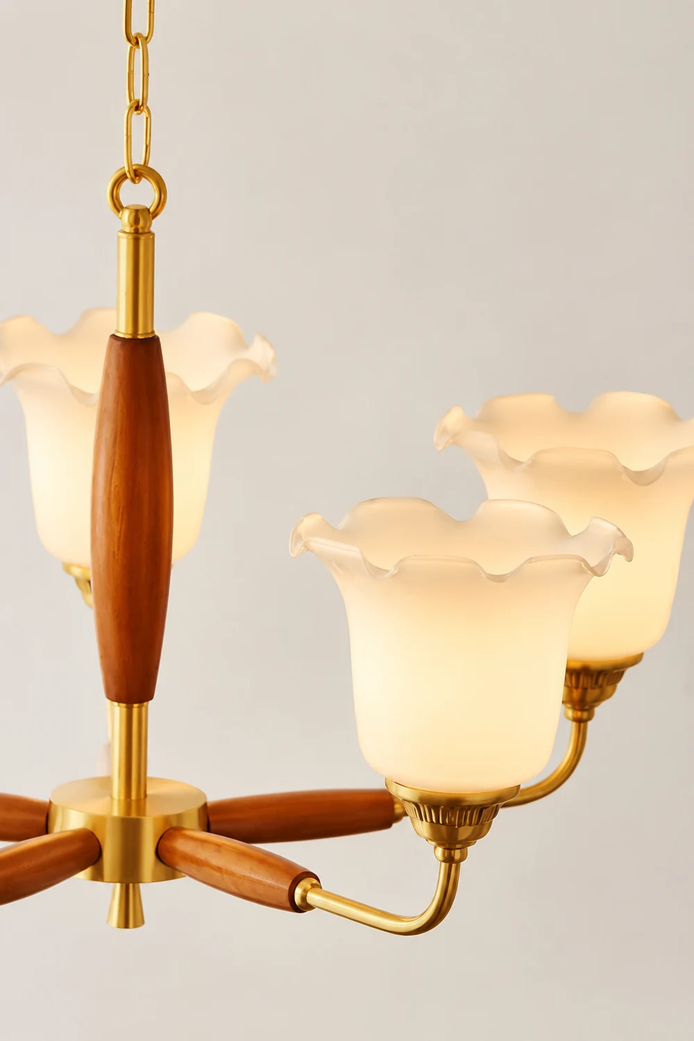Trumpet Flower Glass Chandelier - Lumpaz