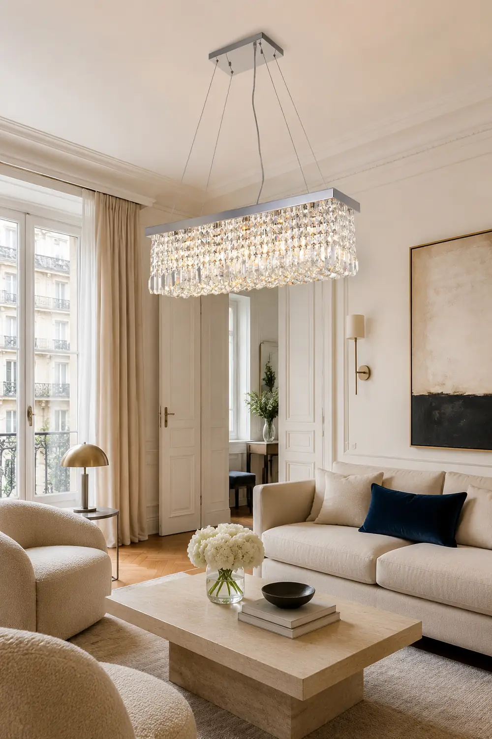 Crystal Raindrop Chandelier - Lumpaz