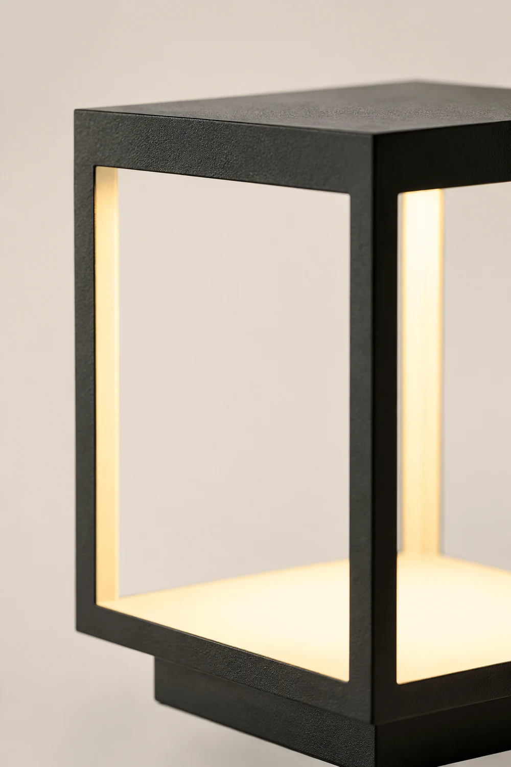 Square Frame Fence Post Garden Light - Lumpaz