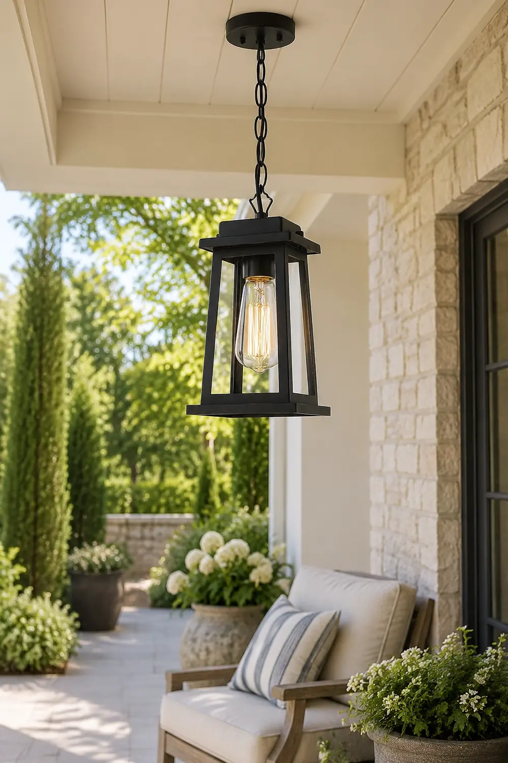 Outdoor Lantern Pendant Lamp - Lumpaz