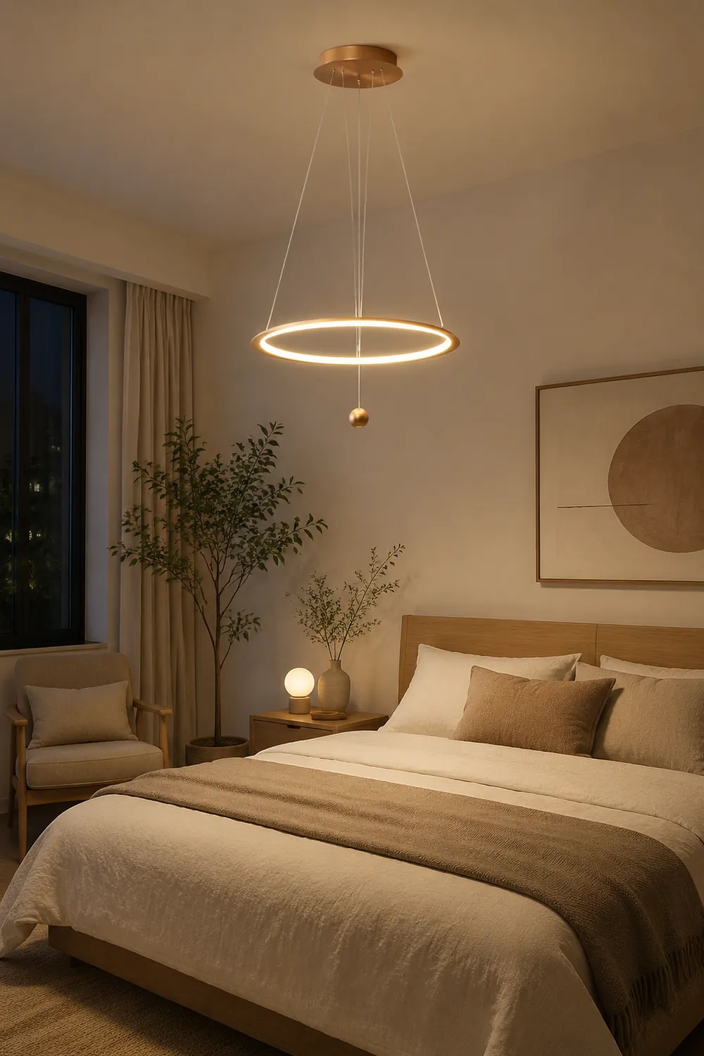 Circular LED Chandelier - Lumpaz